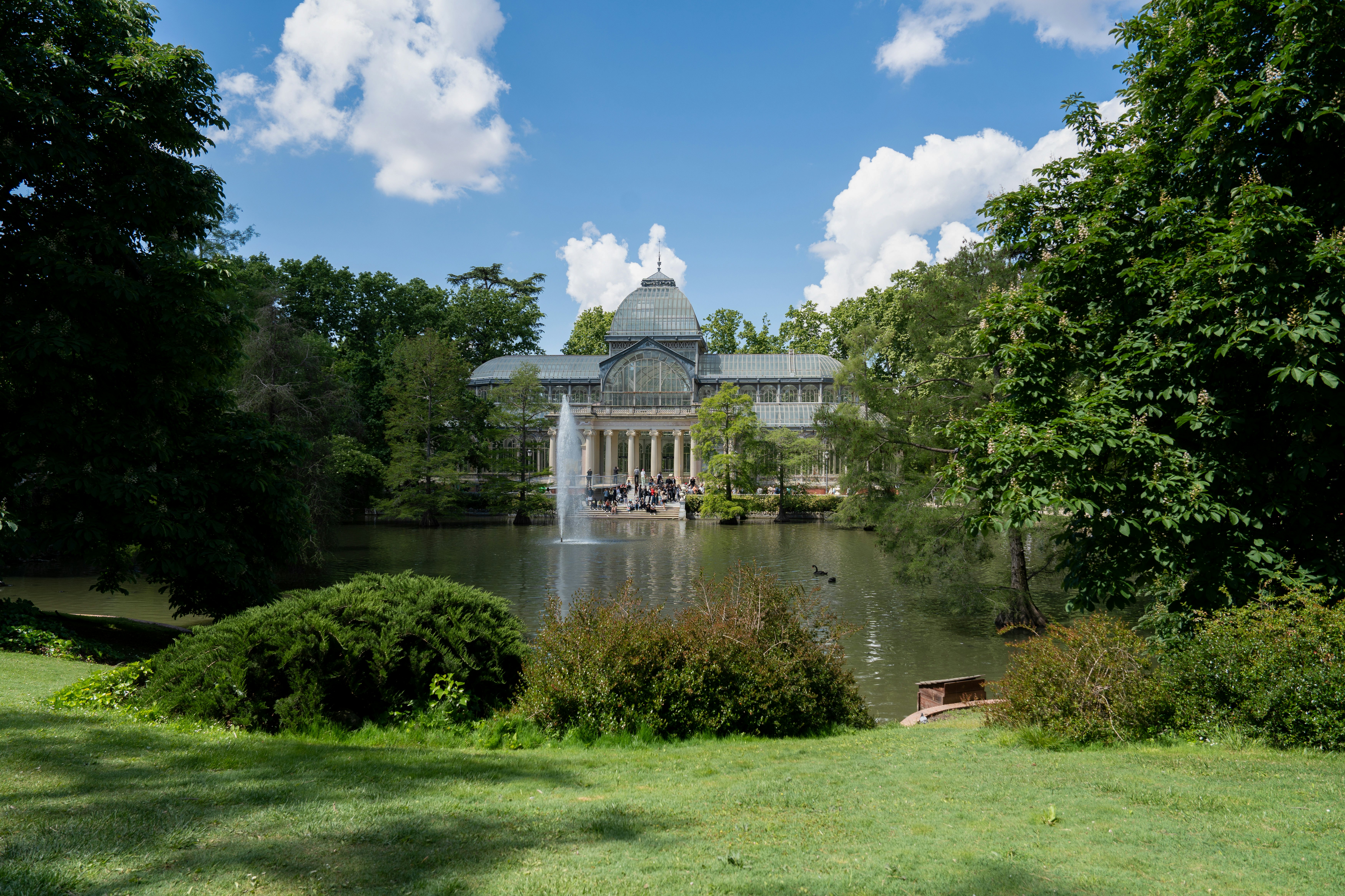 The Crystal Palace in El Retiro Park.