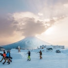 Beautiful Yotei Mountain with Snow in winter season at Niseko. landmark and popular for Ski and Snowboarding tourists attractions in Hokkaido, Japan. Niseko, Japan, 6 February 2023, License Type: media, Download Time: 2025-10-15T20:50:52.000Z, User: katelyn.perry_lonelyplanet, Editorial: true, purchase_order: 65050 - Digital Destinations and Articles, job: wip, client: wip, other: Katelyn Perry