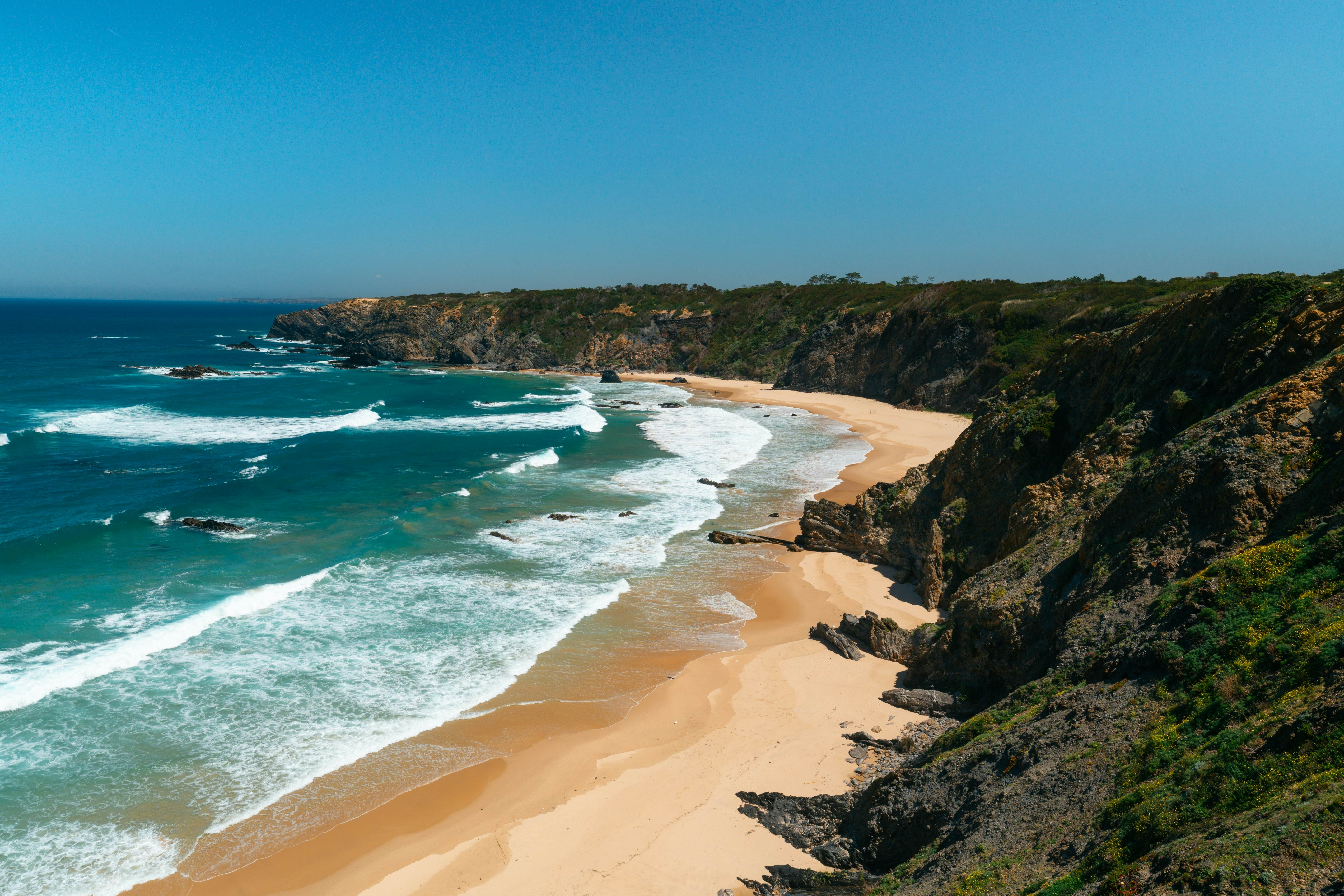 A beautiful coast of Portugal partly known as Fishermans trail or Rota Vicentina , License Type: media, Download Time: 2025-11-07T20:57:27.000Z, User: LP_YKhanna, Editorial: false, purchase_order: 65050 - Digital Destinations and Articles, job: LP, client: App Content, other: Yuvraj Khanna