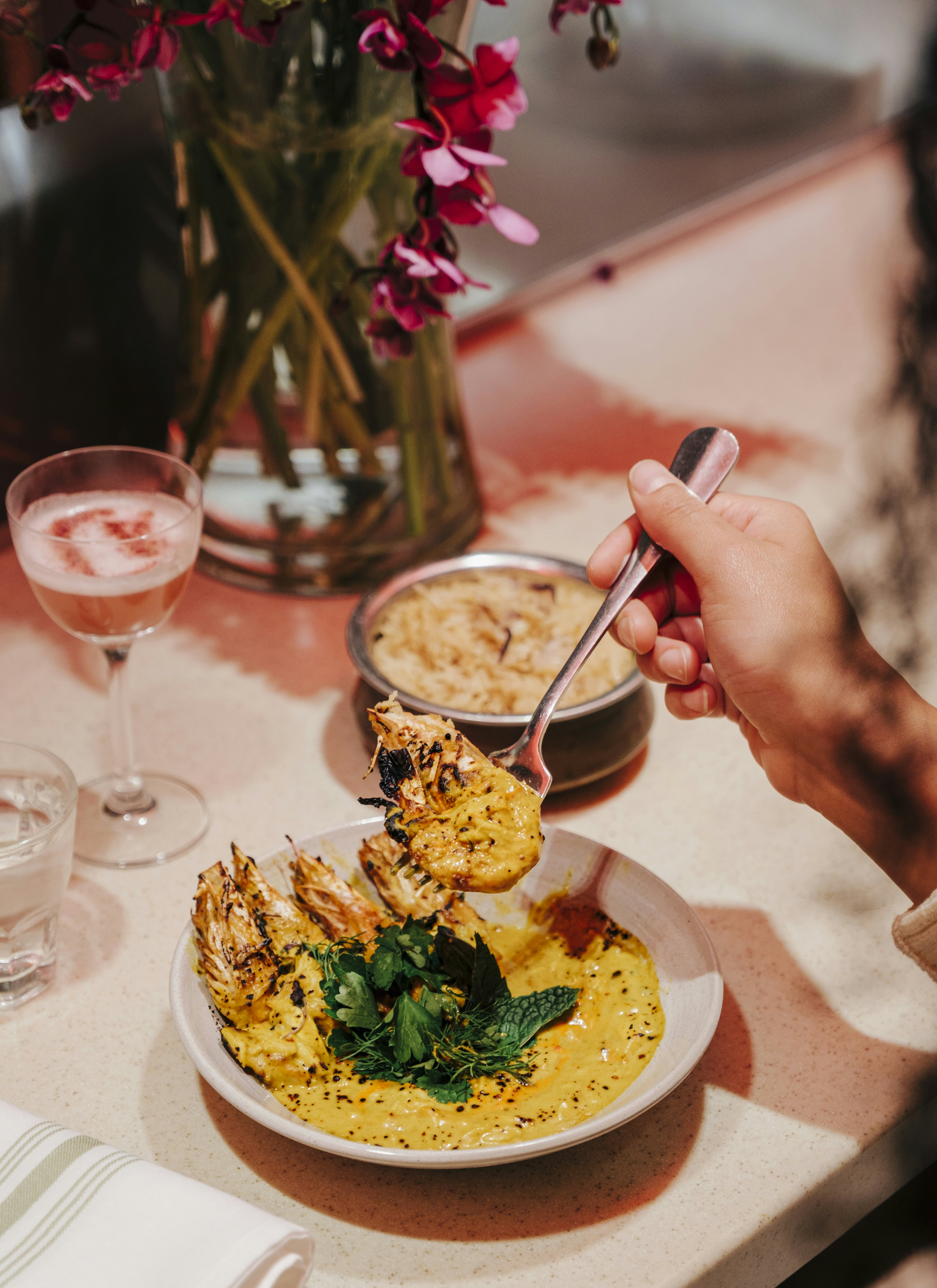 Shrimp + Grits, Comfort Kitchen, Boston.