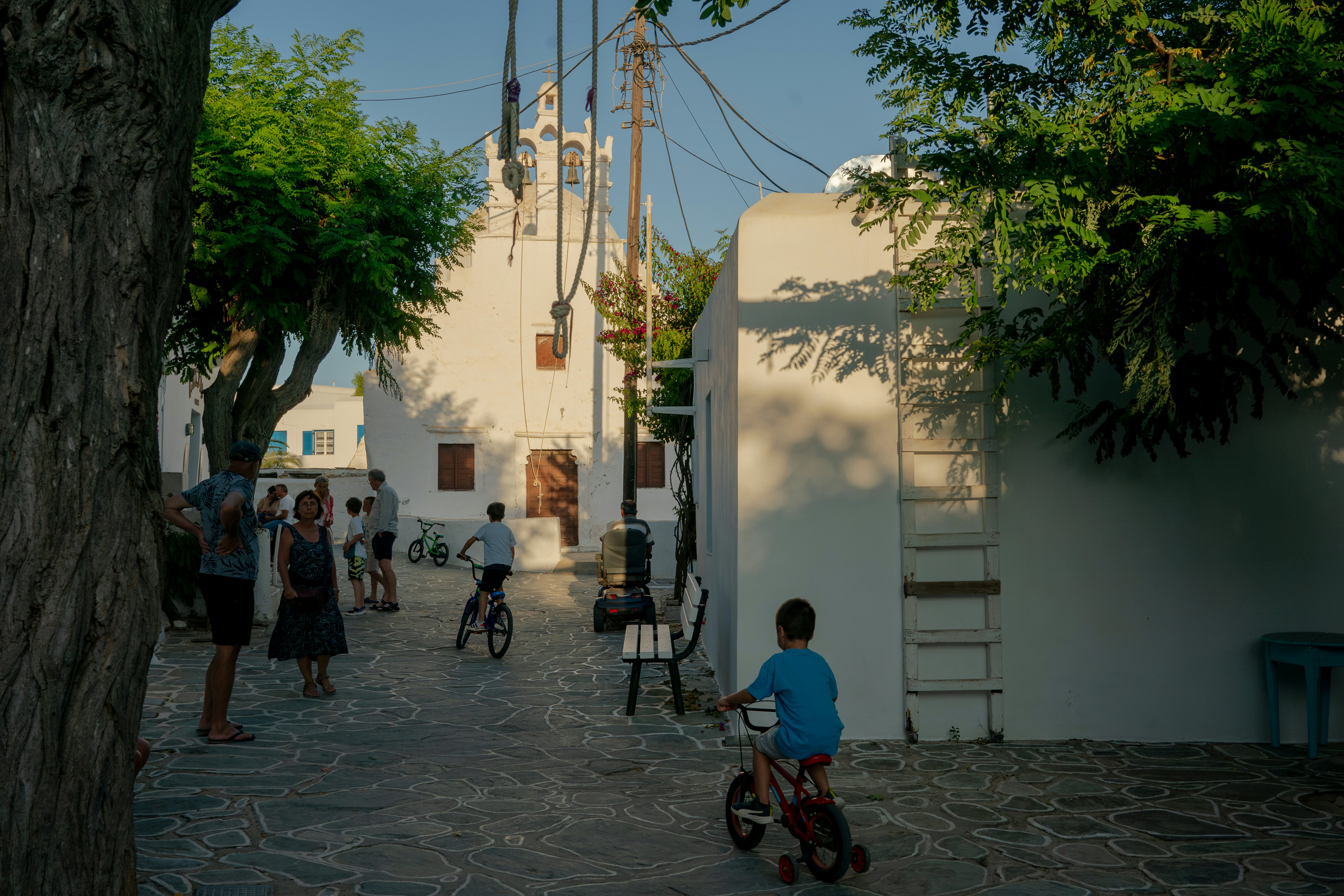 Chora on Folegandros Island