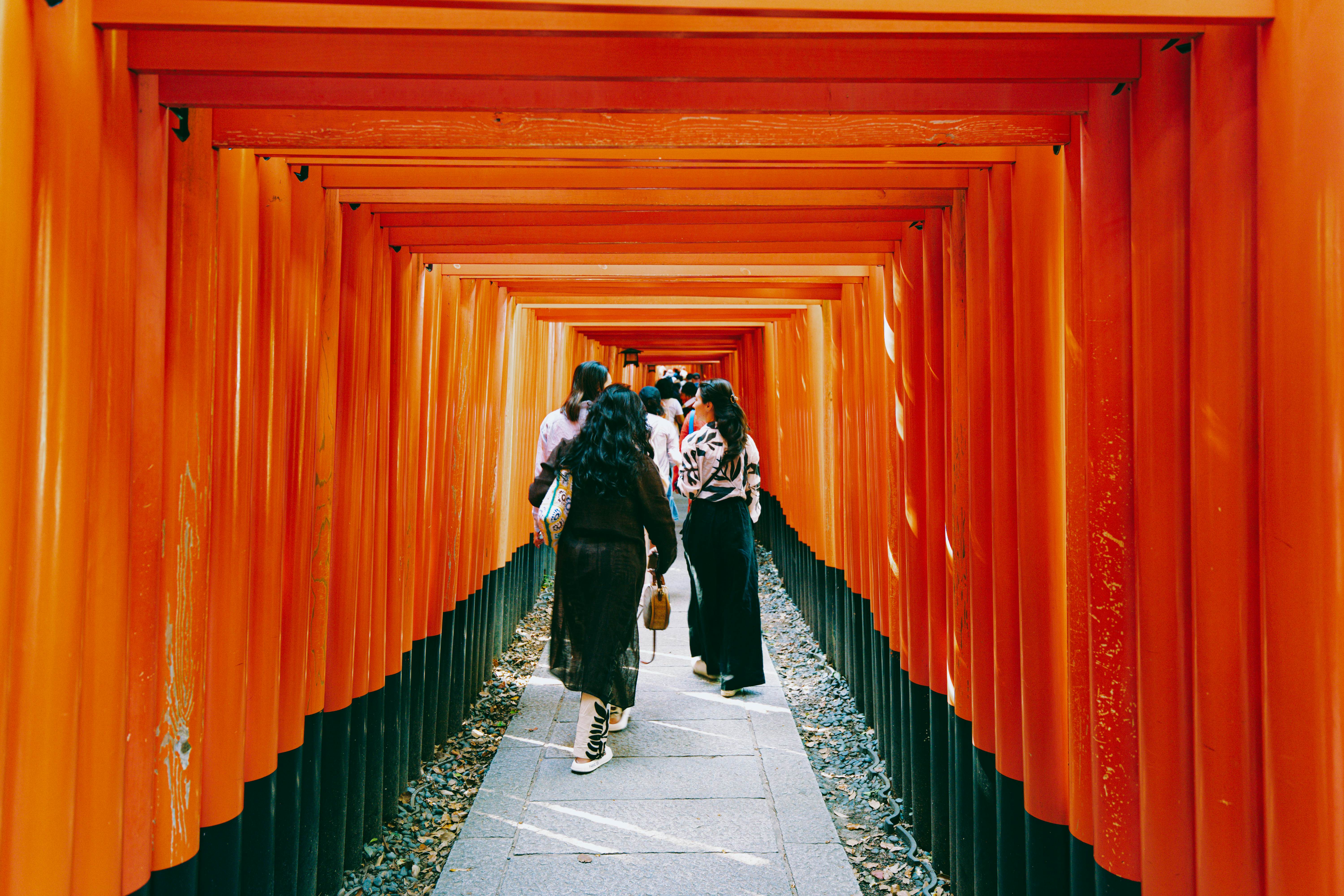 Kyoto, Japan. May 2024. 

Fushimi Inari Taisha, Shinto Shrine. Senbon Torii red gate.