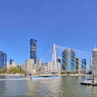 GettyImages-2245472096.jpg
The New Kangaroo Point Bridge crossing the Brisbane River with the City Cat public transport ferries traveling the river, the bridge connects the suburb of Kangaroo Point with the central business district, opened Dec 2024, Brisbane, Queensland, Australia