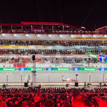 Serina at the Las Vegas Grand Prix 2025