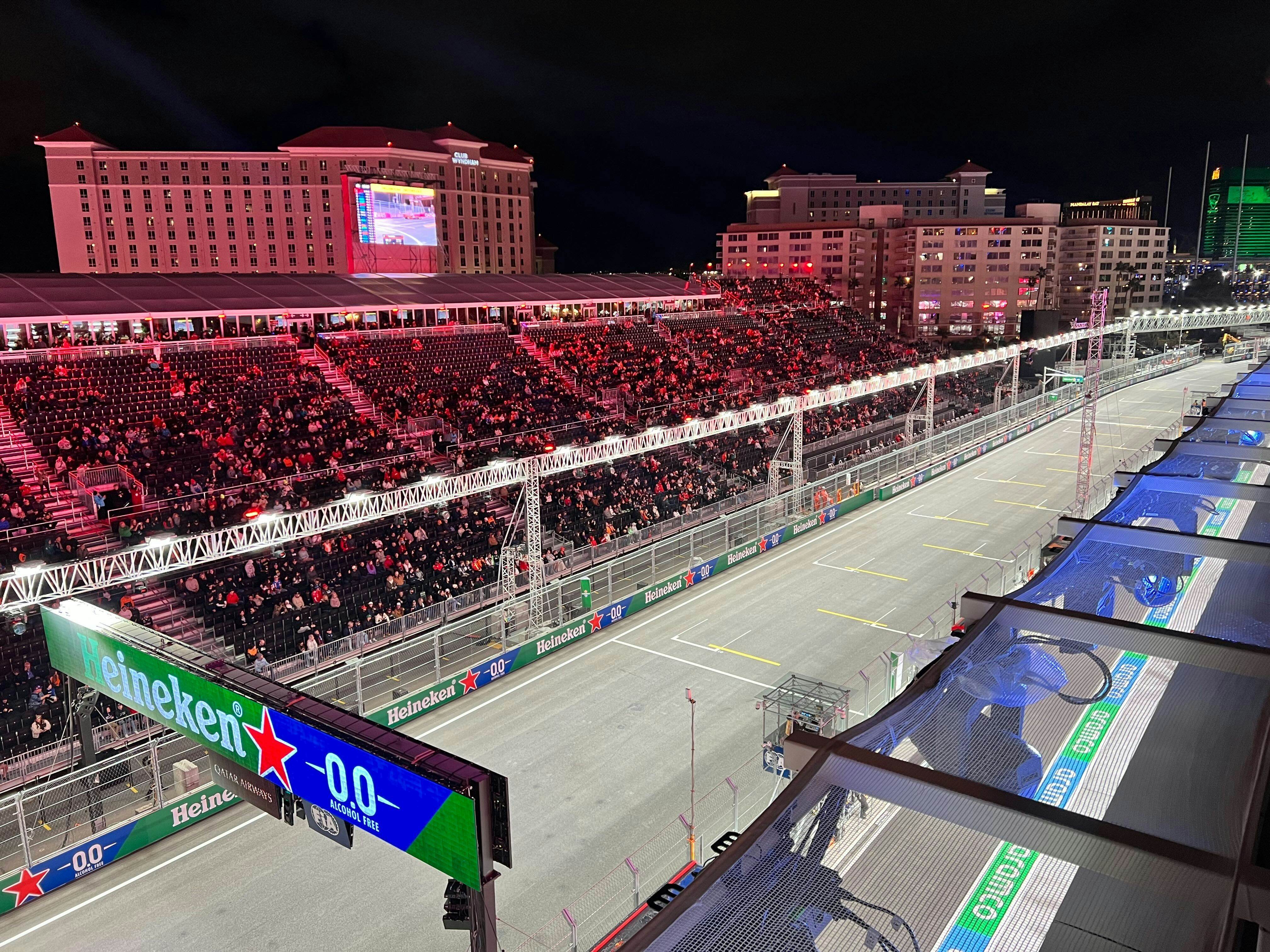 View from the Paddock Club