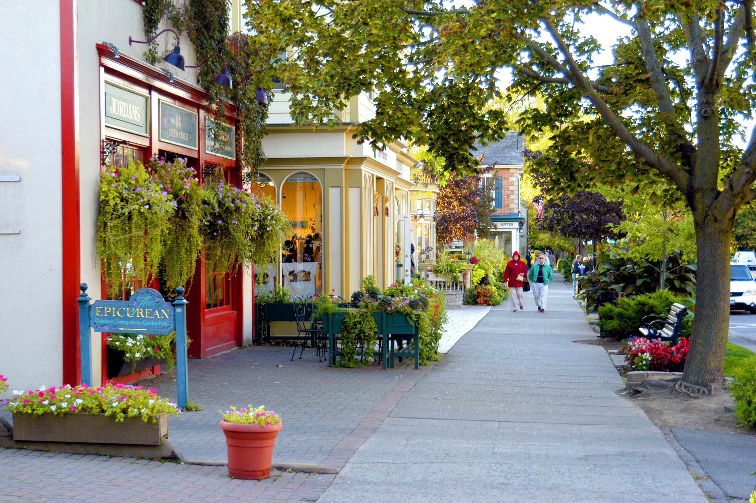 The shopping district of the town Niagara-on-the-Lake, Ontario Canada This quaint city 20 miles east of Niagara Falls, Ontario. . Created May 19, 2023; Shutterstock ID 2444479795; purchase_order:65050 - Digital Destinations and Articles; job:Online Editorial; client:Expand your trip to Niagara Falls with a visit to nearby Niagara-on-the-Lake; other:Jennifer Carey
2444479795