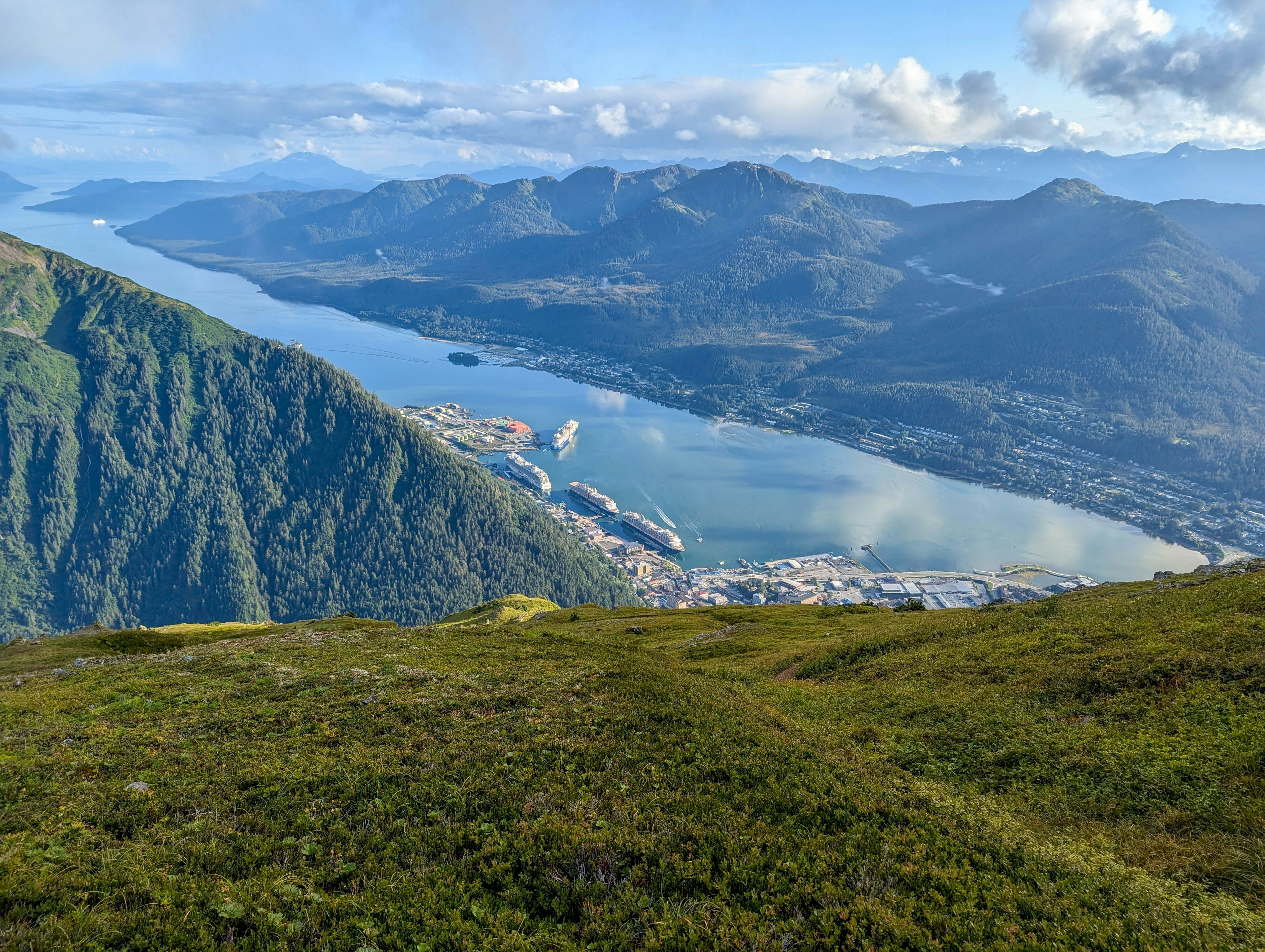 View of the port from Mt. Juneau