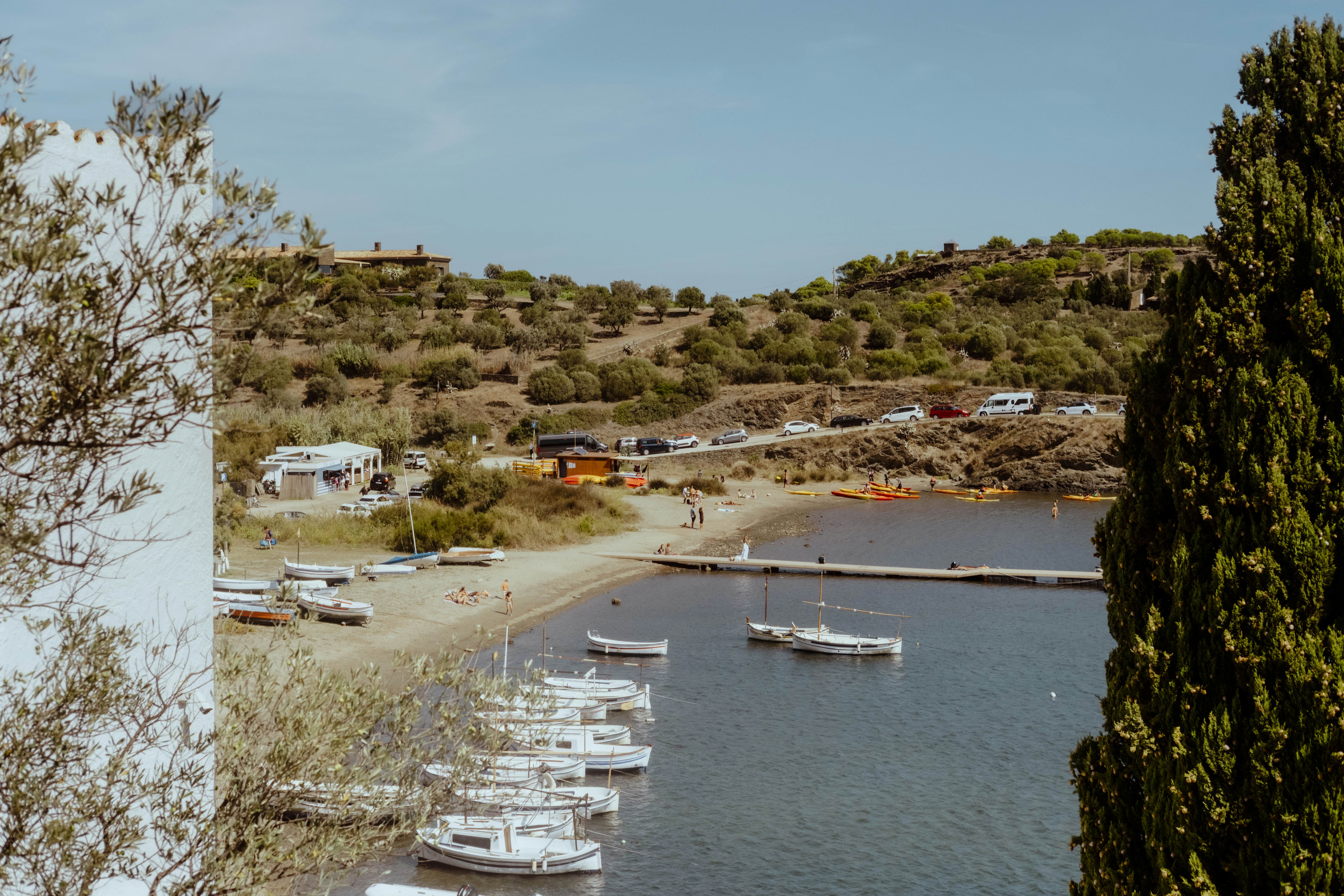 View of Portlligat Bay in Cadaqués, Spain