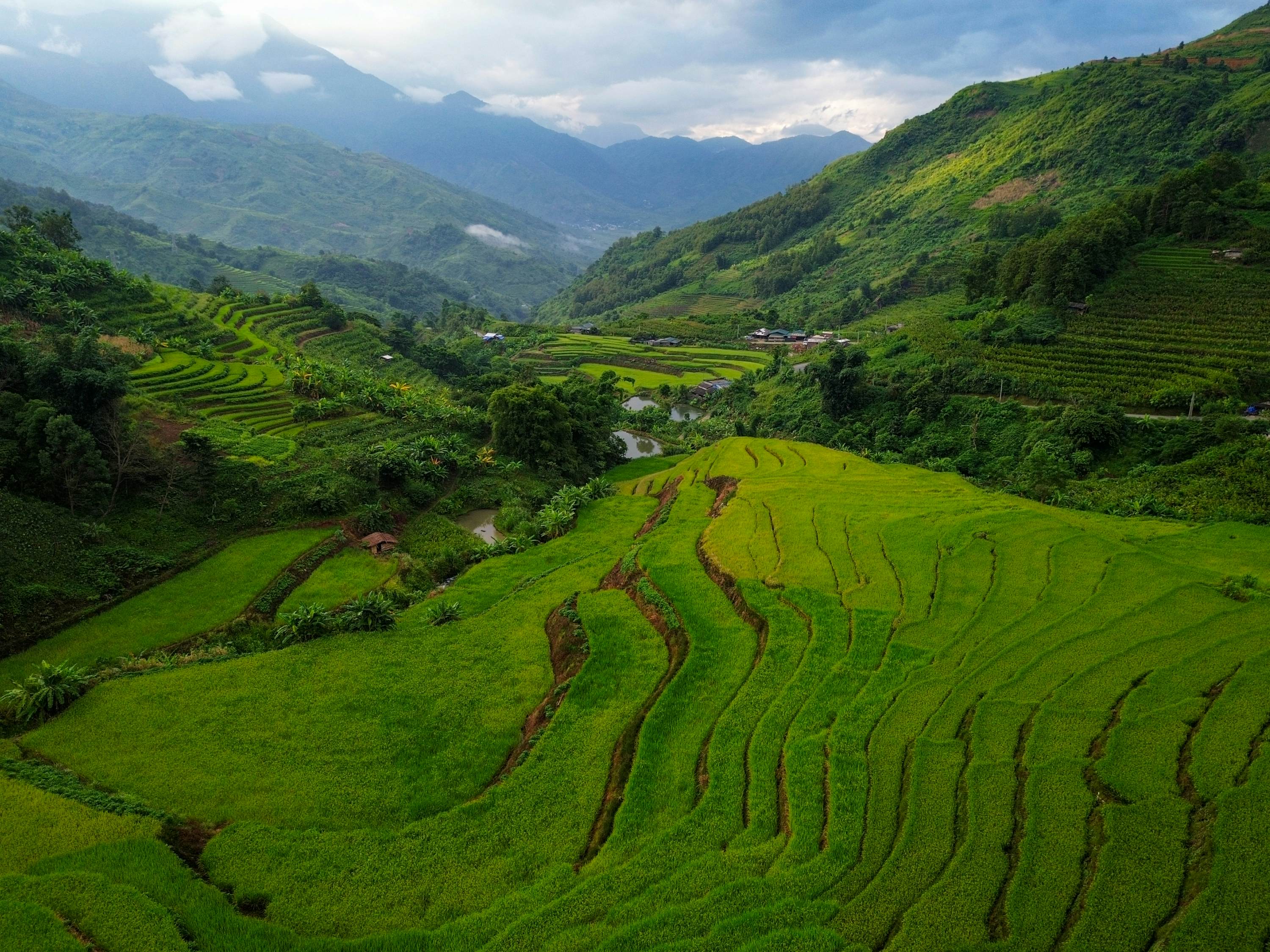 A valley in Lai Chau province, northern Vietnam. September 2025.