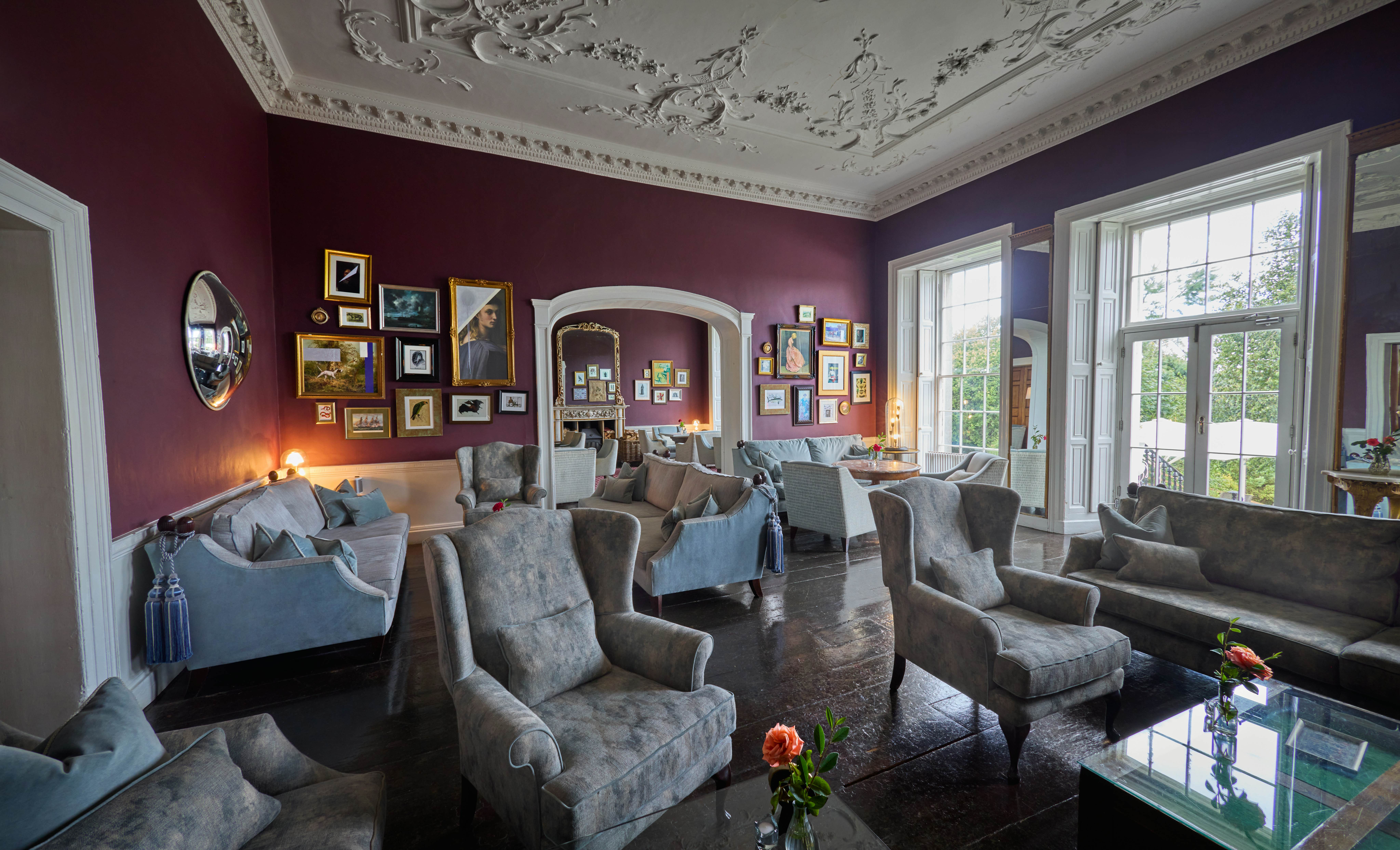 Drawing room at Bellinter House.