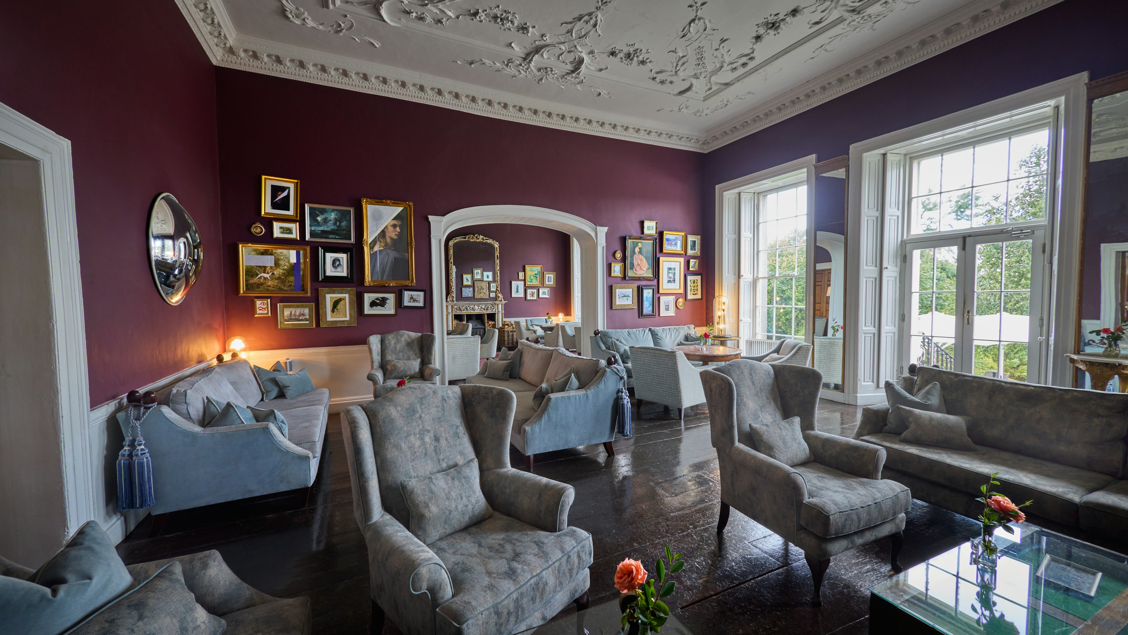 Drawing room at Bellinter House.