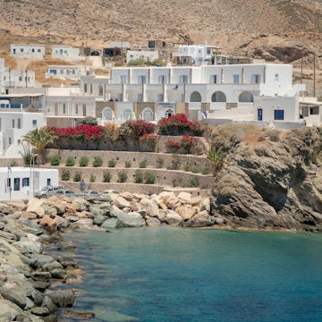 The port of Folegandros Island photographed on July 1st, 2025 Greece.
SIKINOS, GREECE