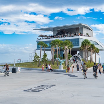 ST. PETERSBURG, FLORIDA, USA - NOV 21, 2021: The St. Pete Pier License Type: media Download Time: 2024-02-01T21:20:17.000Z User: bhealy950 Is Editorial: Yes purchase_order: 65050