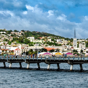 A bridge against the beautiful cityscape of Georgetown in Guyana, License Type: media, Download Time: 2025-04-23T19:45:38.000Z, User: dogutierrez_redventures, Editorial: false, purchase_order: 65020 - Marketing or Sales - this includes sponsored articles, job: Elsewhere, client: Elsewhere, other: Dory Gutierrez