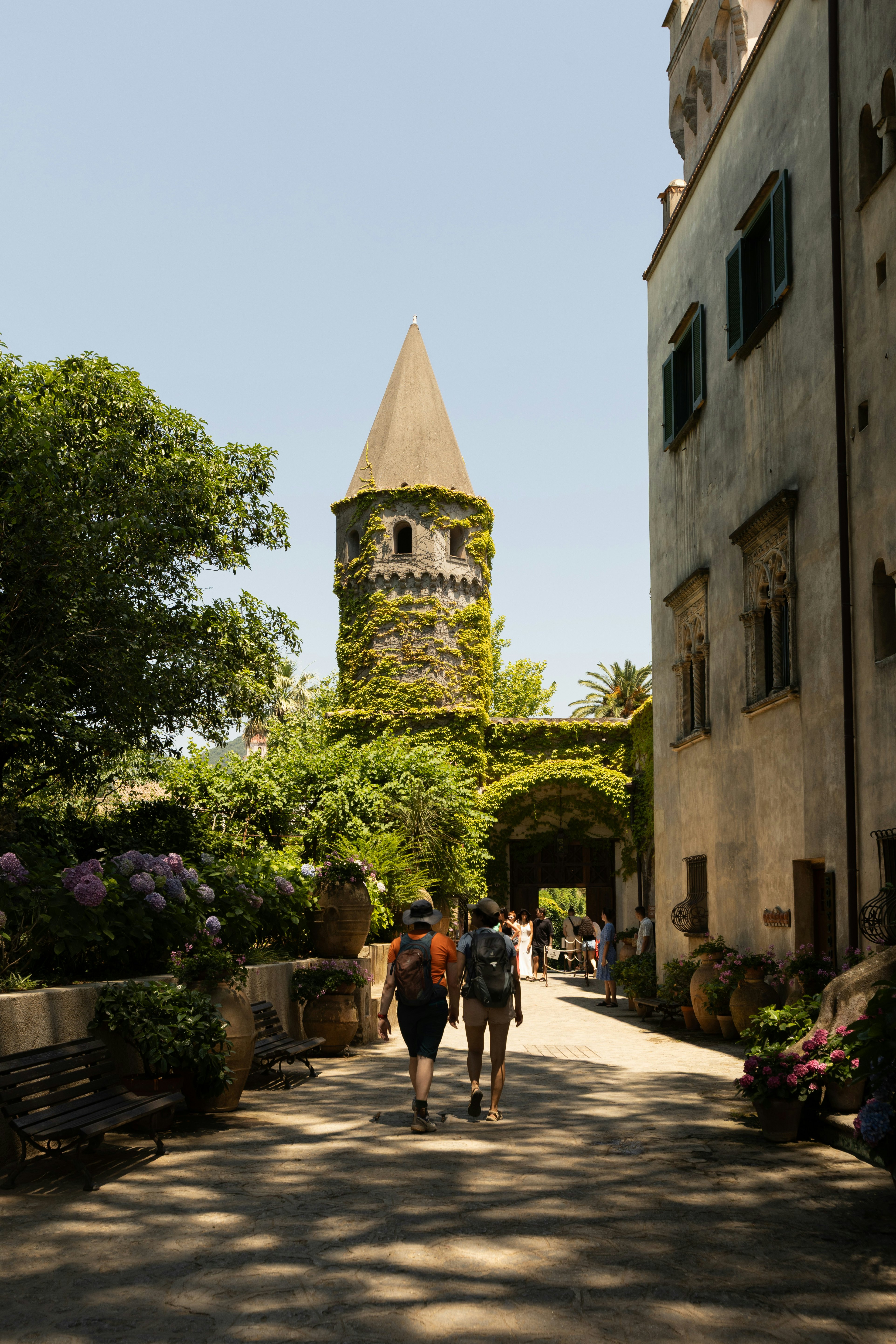 Villa Cimbrone Gardens, Ravello, Italy. July 2025.
