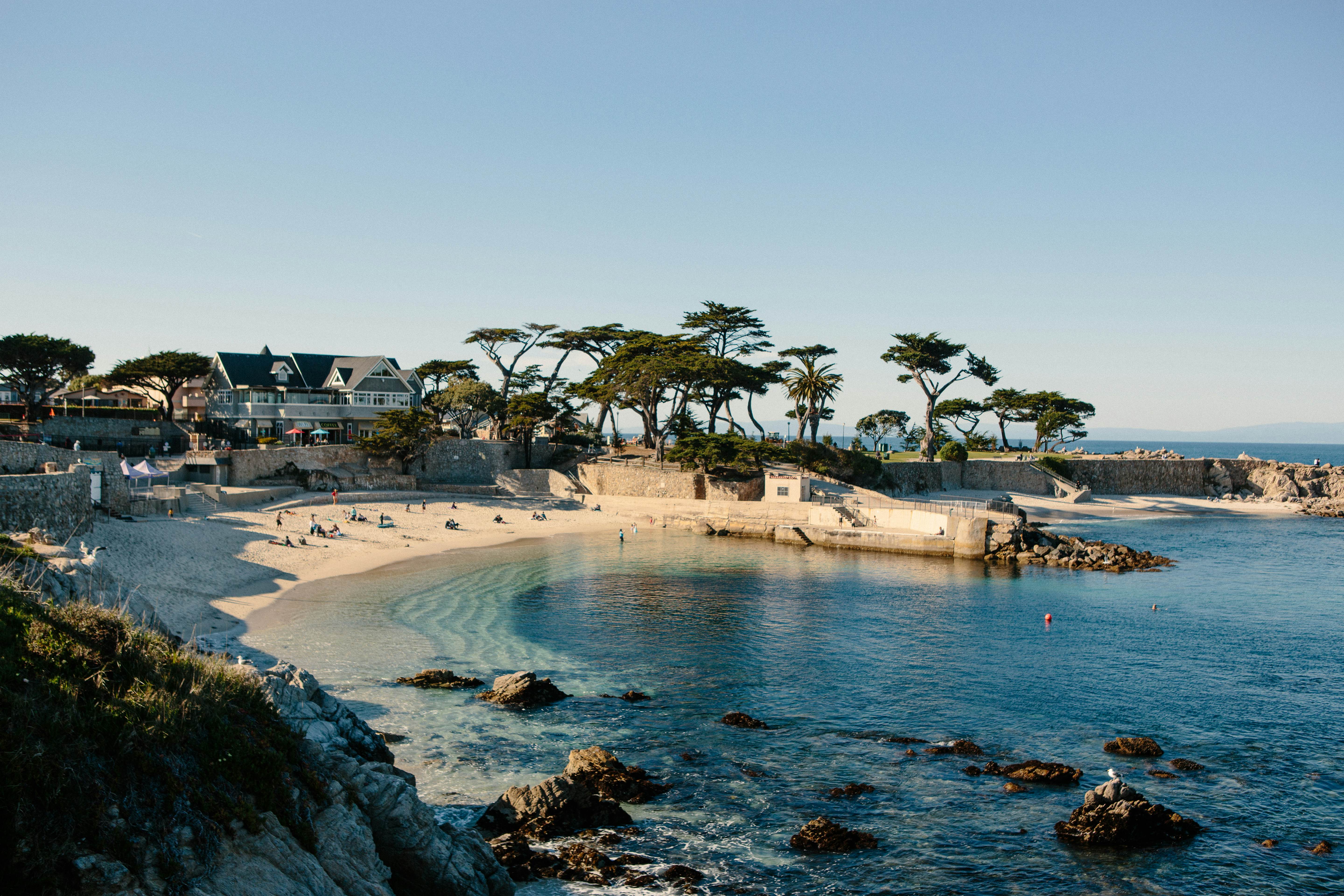 Lovers Point Beach, Monterey Bay.