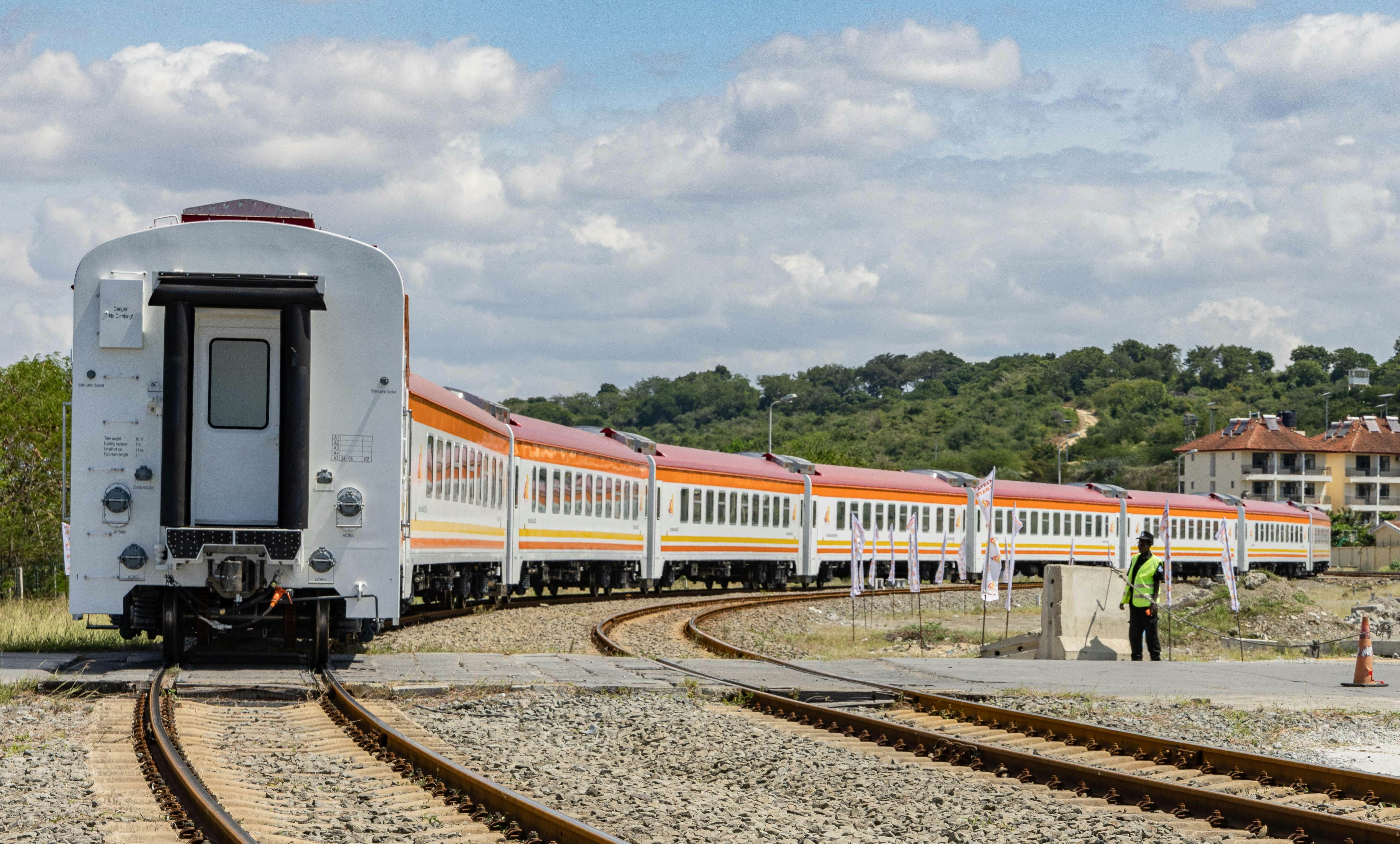 New passenger coaches from China arrive at Kenya's port city of Mombasa on July 22, 2024. TO GO WITH "Kenya receives 20 new passenger coaches from China to boost transport capacity" (Photo by Joy Nabukewa/Xinhua via Getty Images)
2162482619
wn, jt
KENYA-MOMBASA-CHINA-PASSENGER COACHES
New passenger coaches from China arrive at Kenya's port city of Mombasa on July 22, 2024. TO GO WITH "Kenya receives 20 new passenger coaches from China to boost transport capacity" (Photo by Joy Nabukewa/Xinhua via Getty Images)