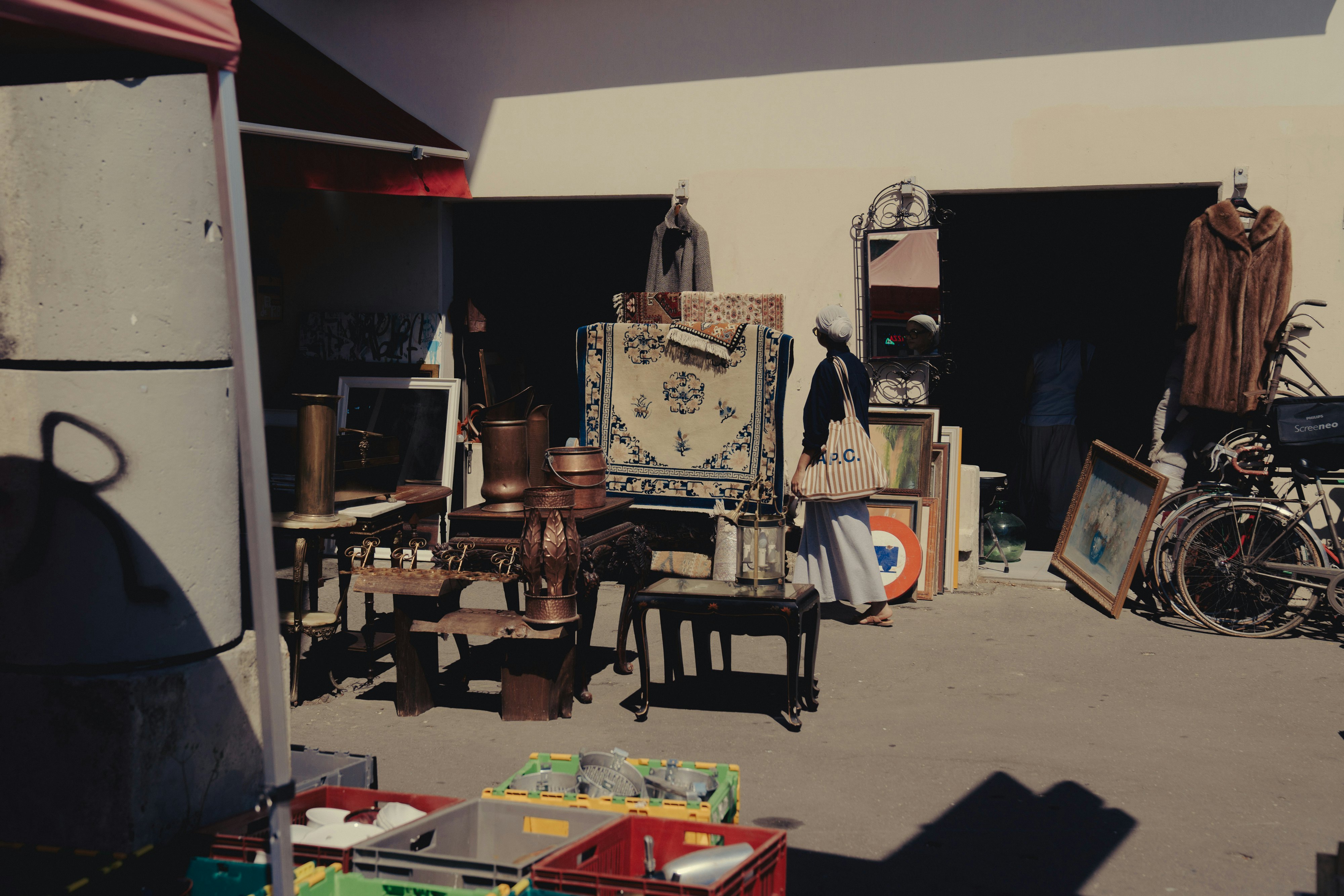 Les Puces de Paris Saint-Ouen, Paris, France. July 2024.