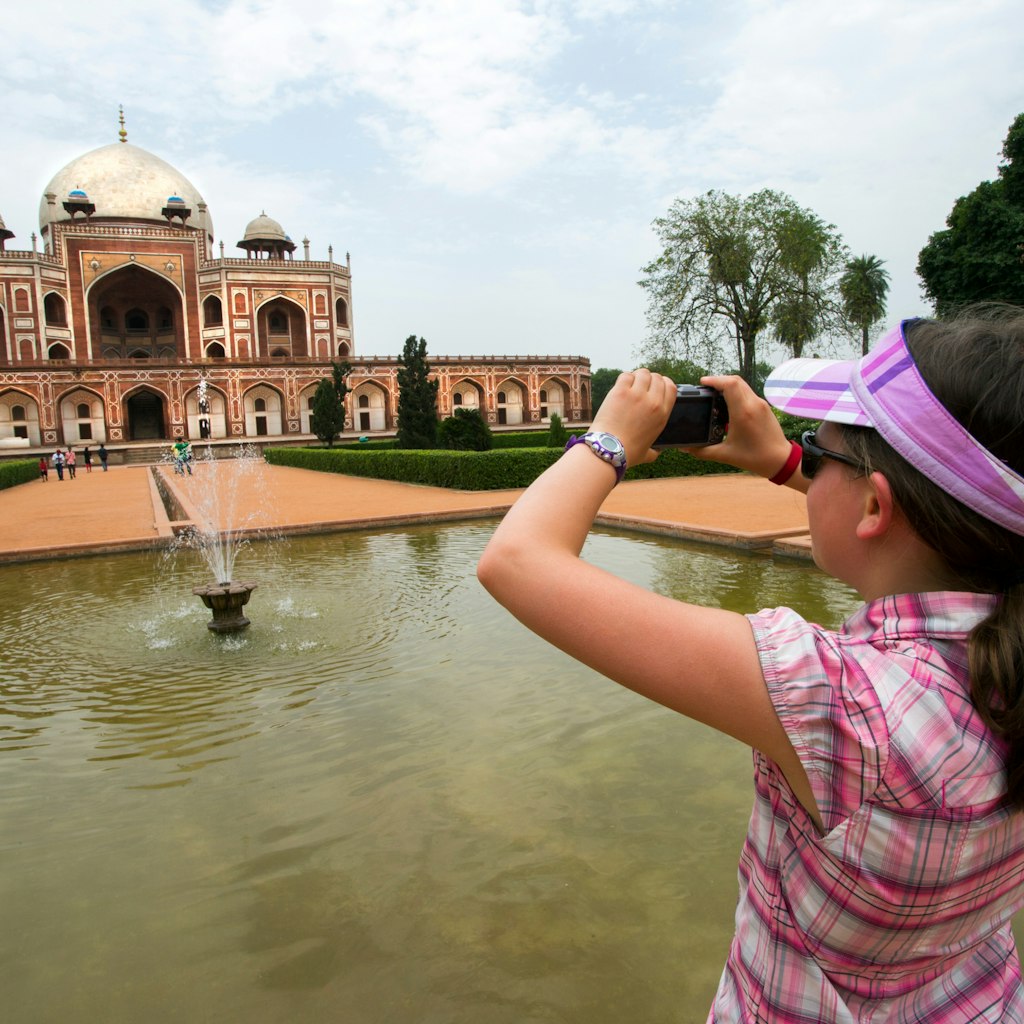 Escaping the crowds at Humayun’s Tomb. Image by Andrew Geiger / Getty Images