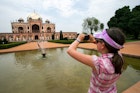 Escaping the crowds at Humayun’s Tomb. Image by Andrew Geiger / Getty Images