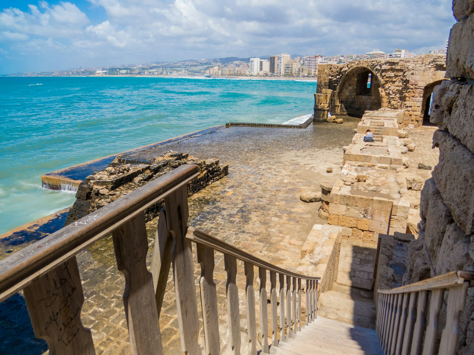 Seaside castle in Saida (Sidon) Lebanon © Diego Fiore / Shutterstock