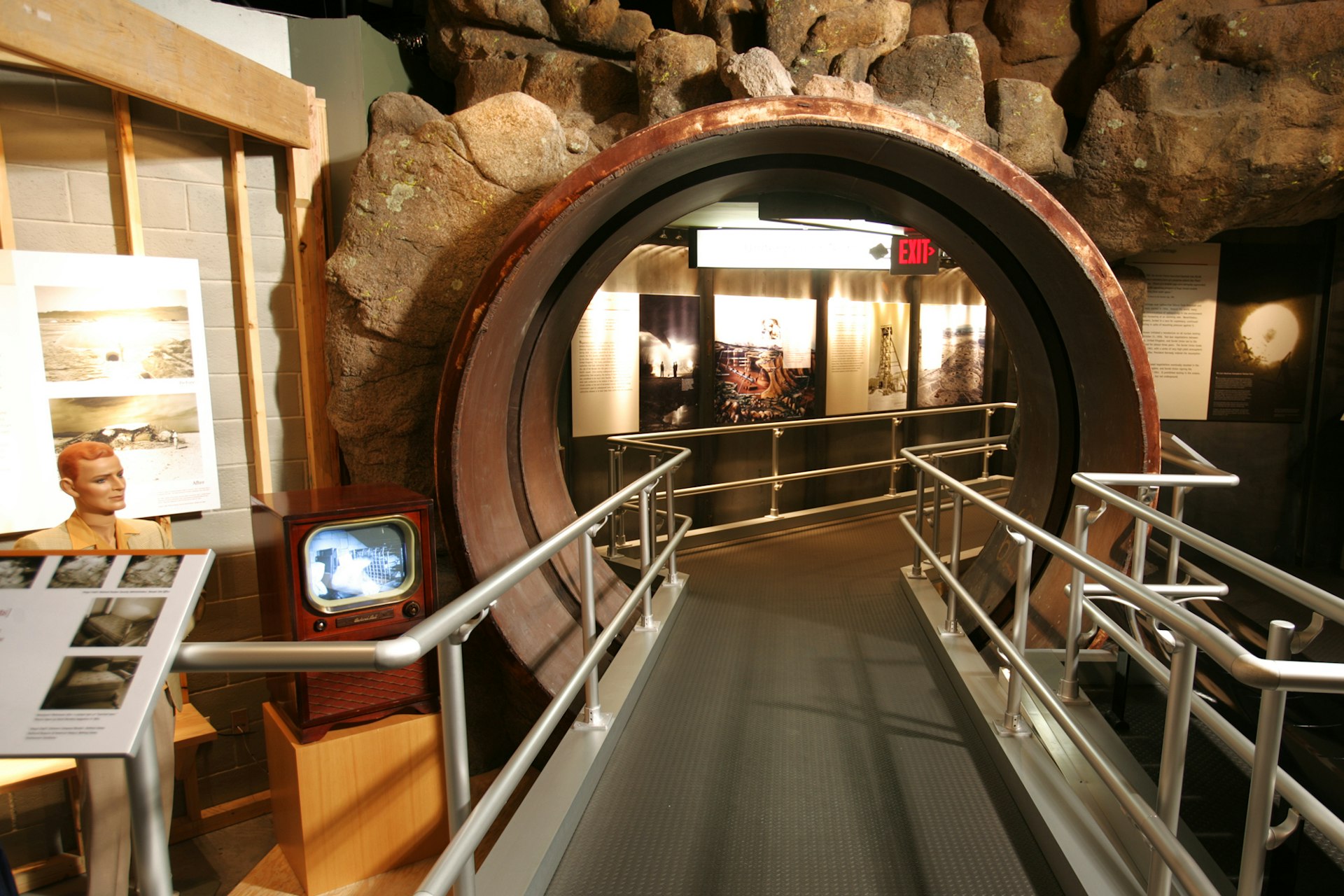 A walkway in the Atomic Testing Museum in Las Vegas. Image by Smart Destinations / CC BY-SA 2.0