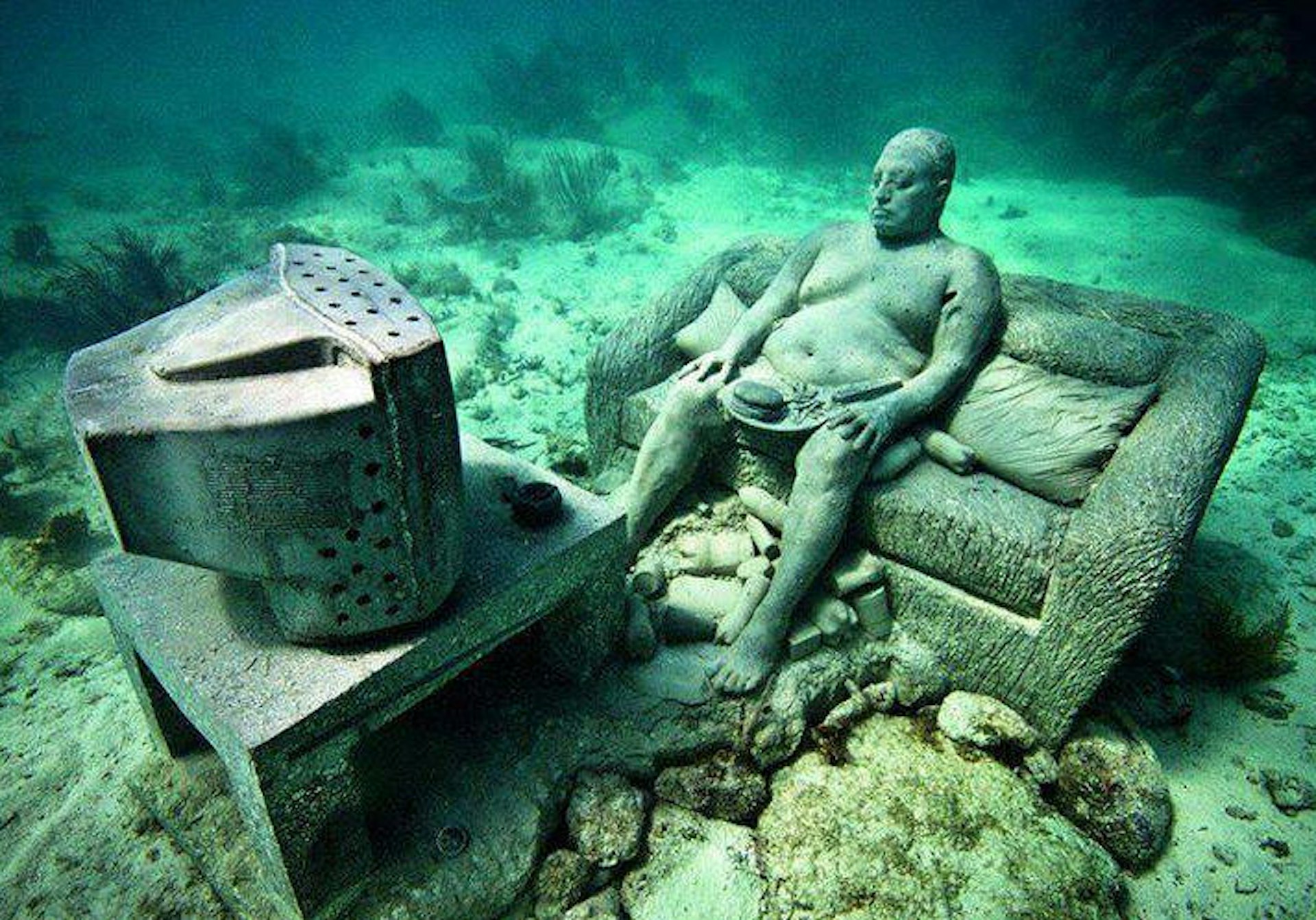 MUSA, the underwater museum, has some amusing exhibits. Image by 2il org / CC BY 2.0