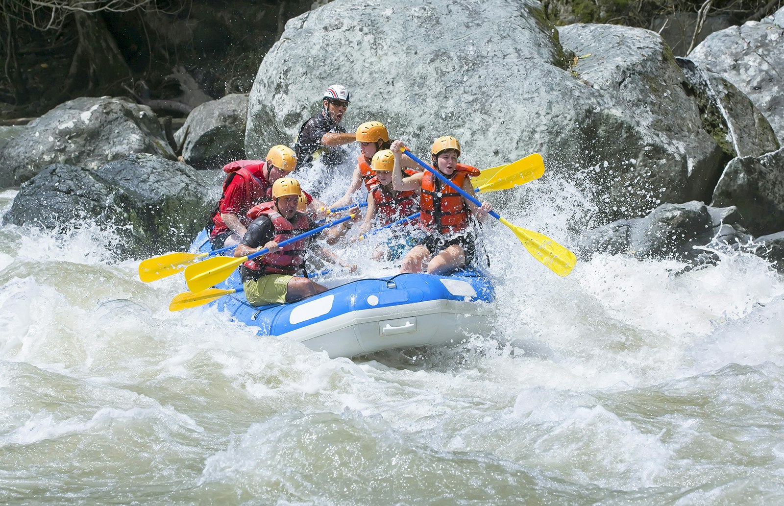 Features - White water rafting, Pacuare River, Turrialba, Costa Rica, Central America