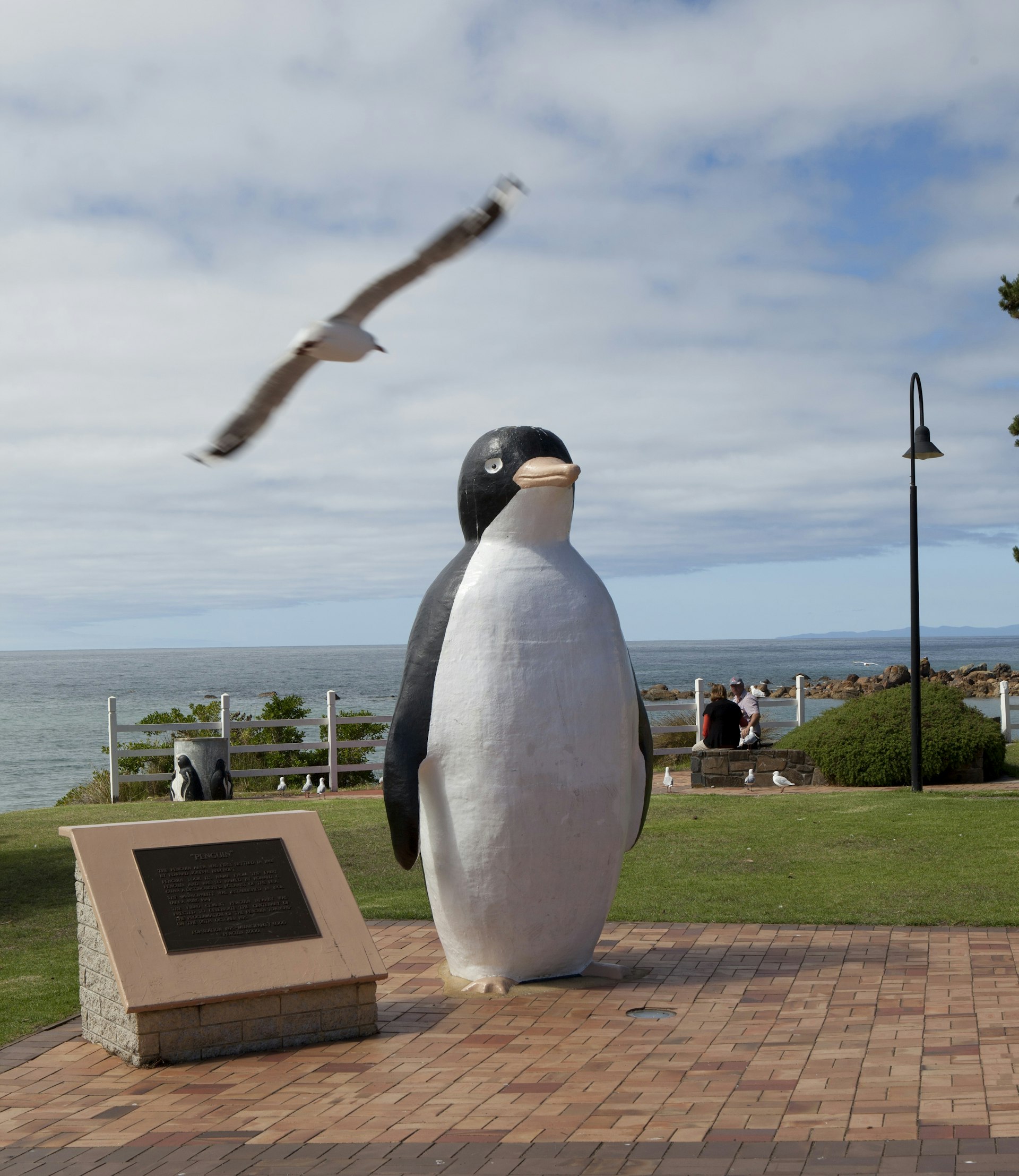 Big Penguin on the road trip Tasmania