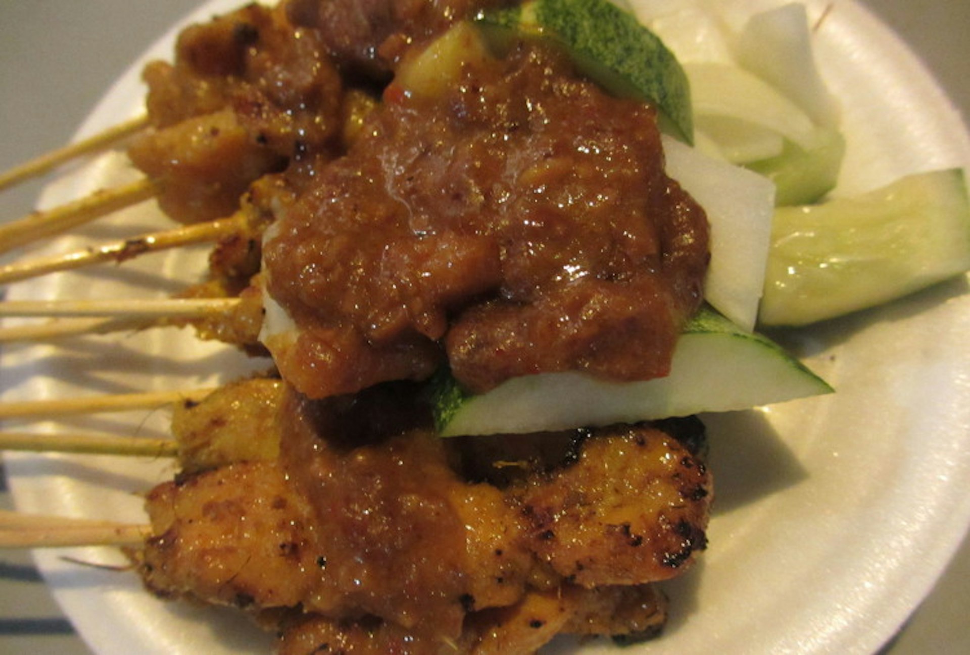 Satay, Lau Pa Sat, Singapore. Image by Sarah Reid