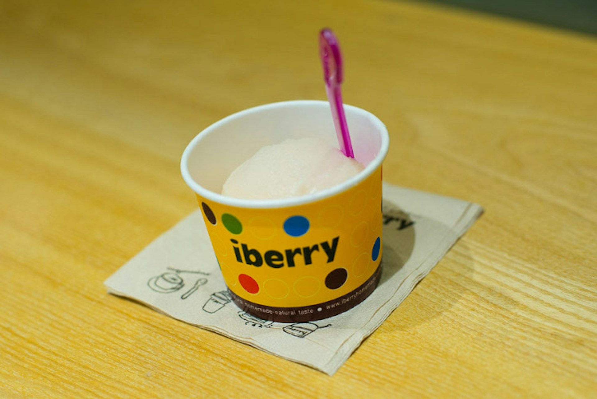 Tropical fruit-flavoured ice cream at iberry, Bangkok. Image by Austin Bush