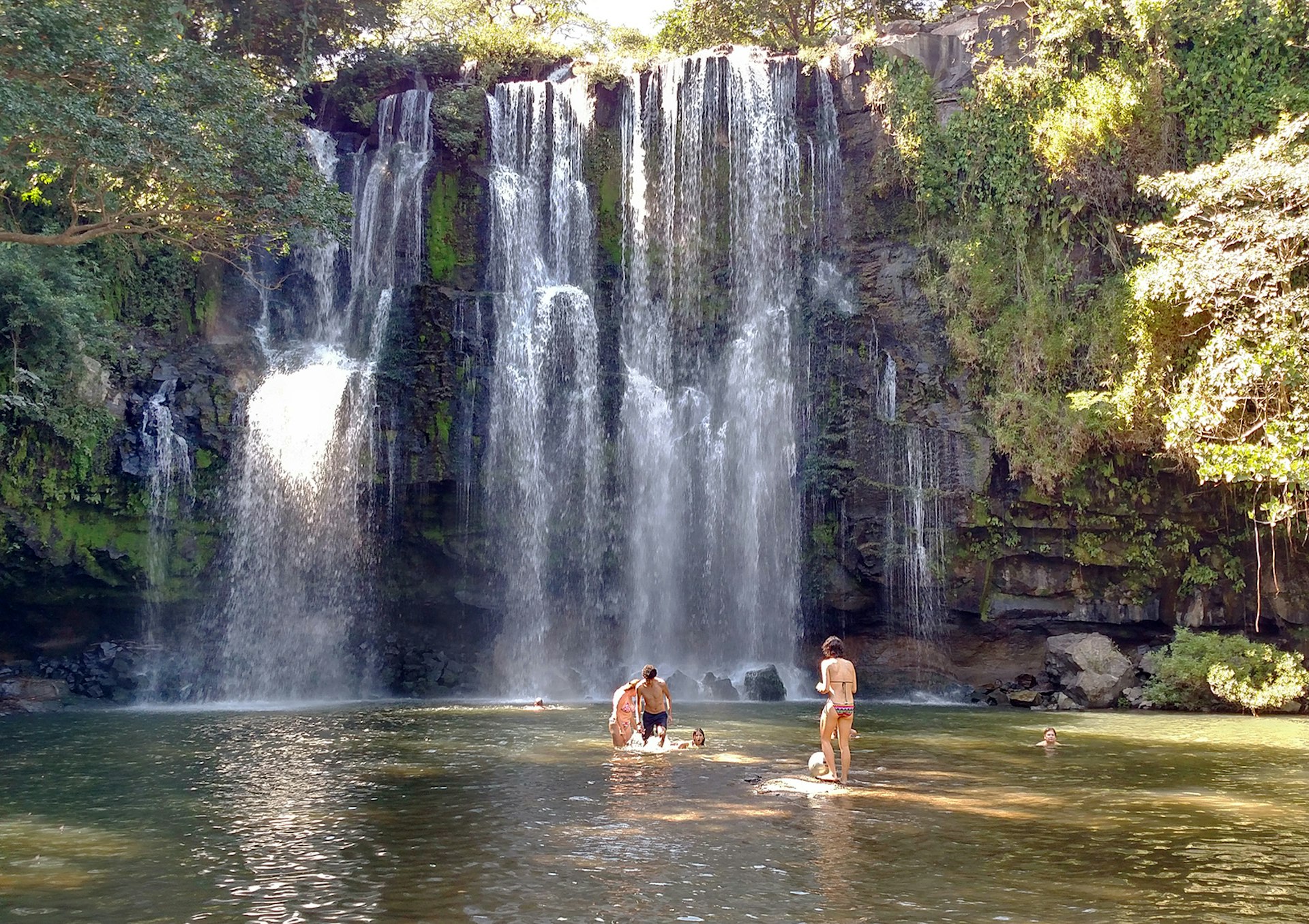 ___ Waterfall has a great swimming hole for kids © Mara Vorhees / Lonely Planet
