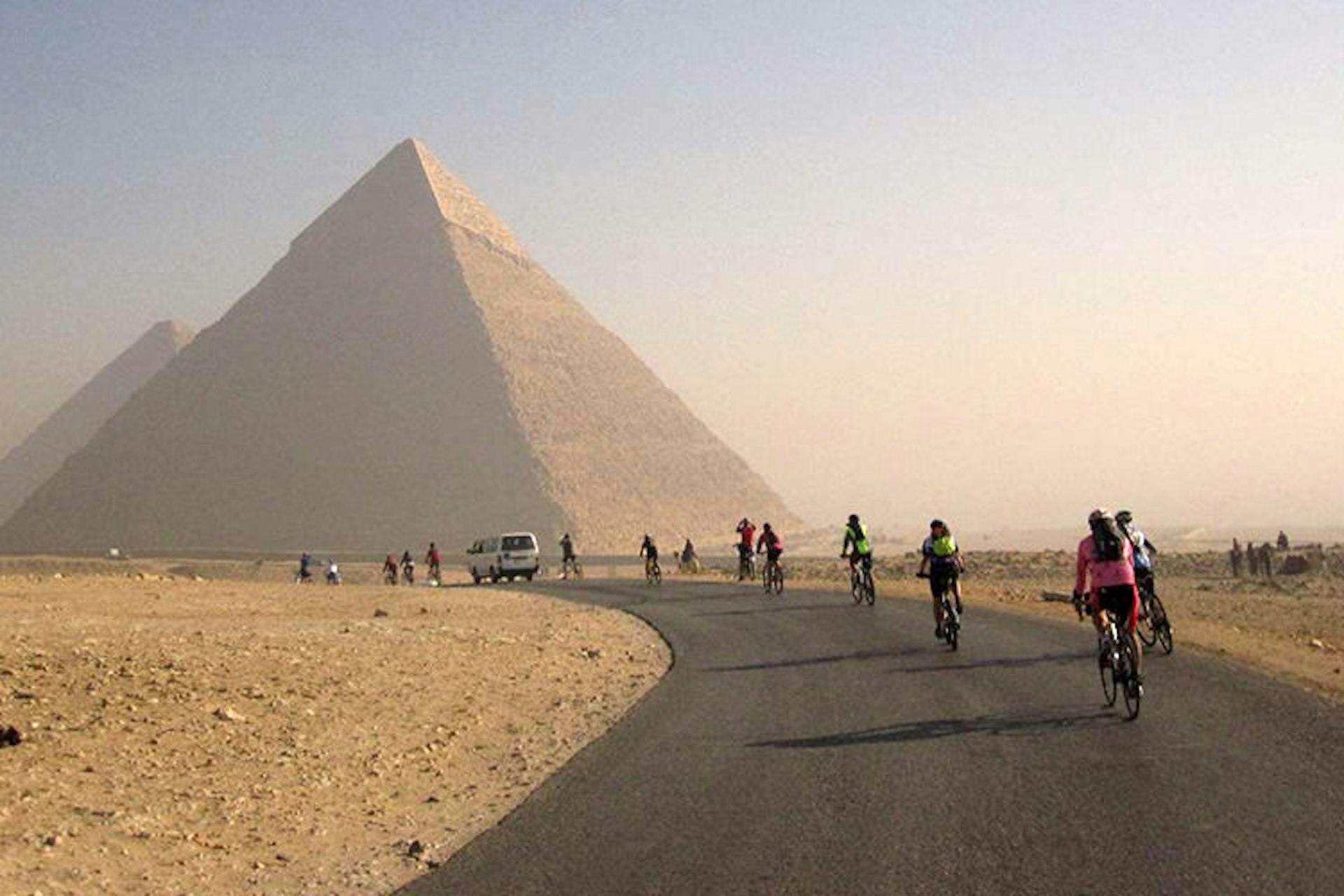 No one could describe the backdrop to the Tour d'Afrique as dull. Image by Tour d'Afrique / CC BY 2.0