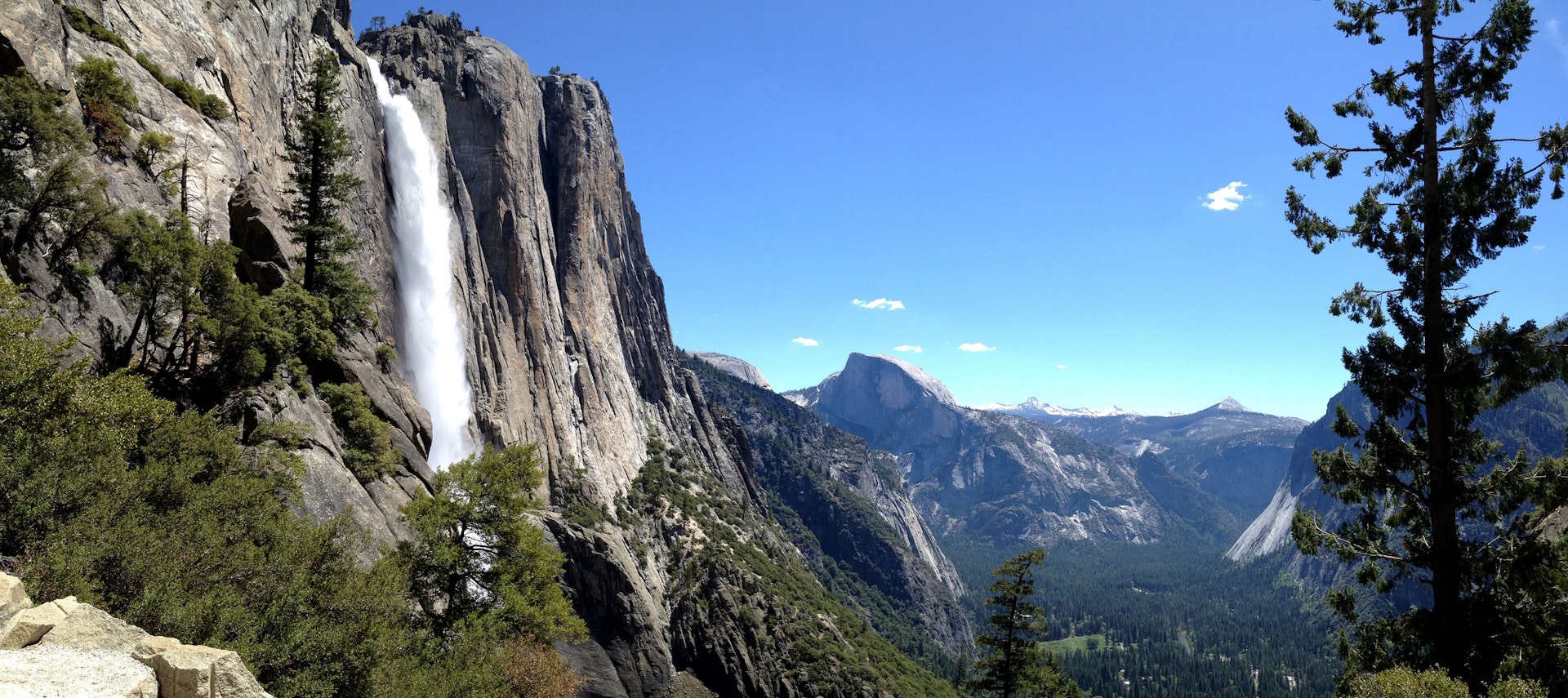 View of Upper Yosemite Fall and the Yosemite Valley. Image by Ray Bouknight / C BY 2.0