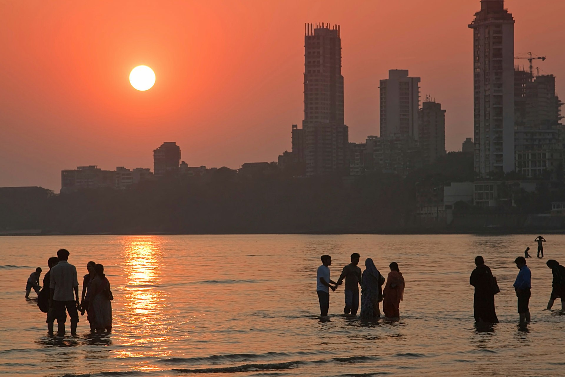 The sun sets over Malabar Hill, home to many of Mumbai's most important Jain temples © Christer Fredriksson / Getty Images