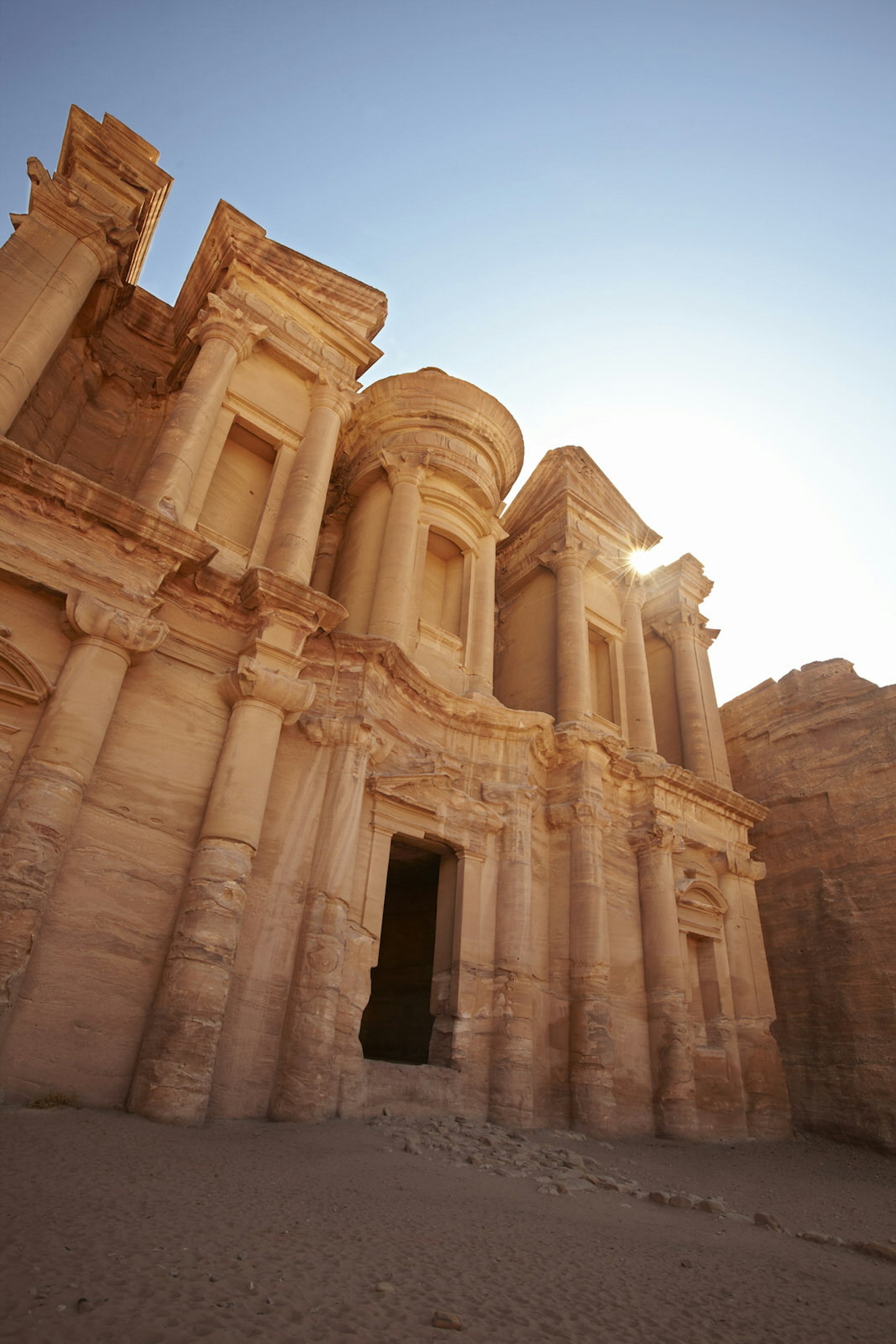 The Monastery, Petra’s largest rock-cut facade, sits at the top of an 800-step flight of stairs © Mark Read / Lonely Planet 