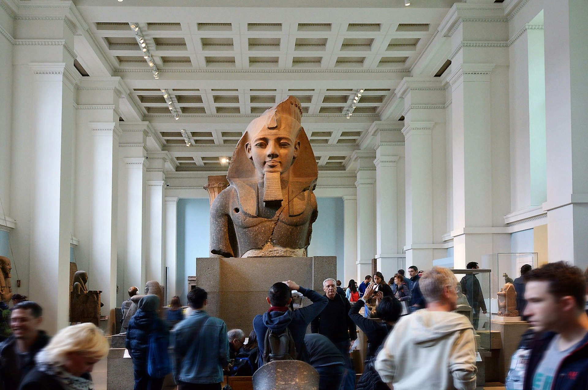 Egyptian statue in the British Museum