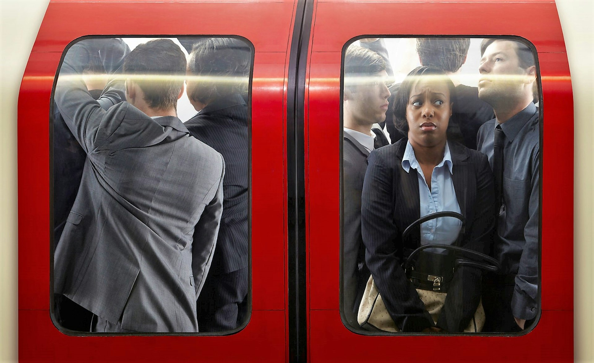 Rush hours can get very busy on the tube