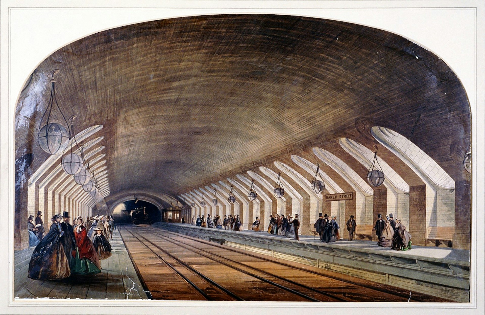 Baker Street Underground station has been around since the 1860s.