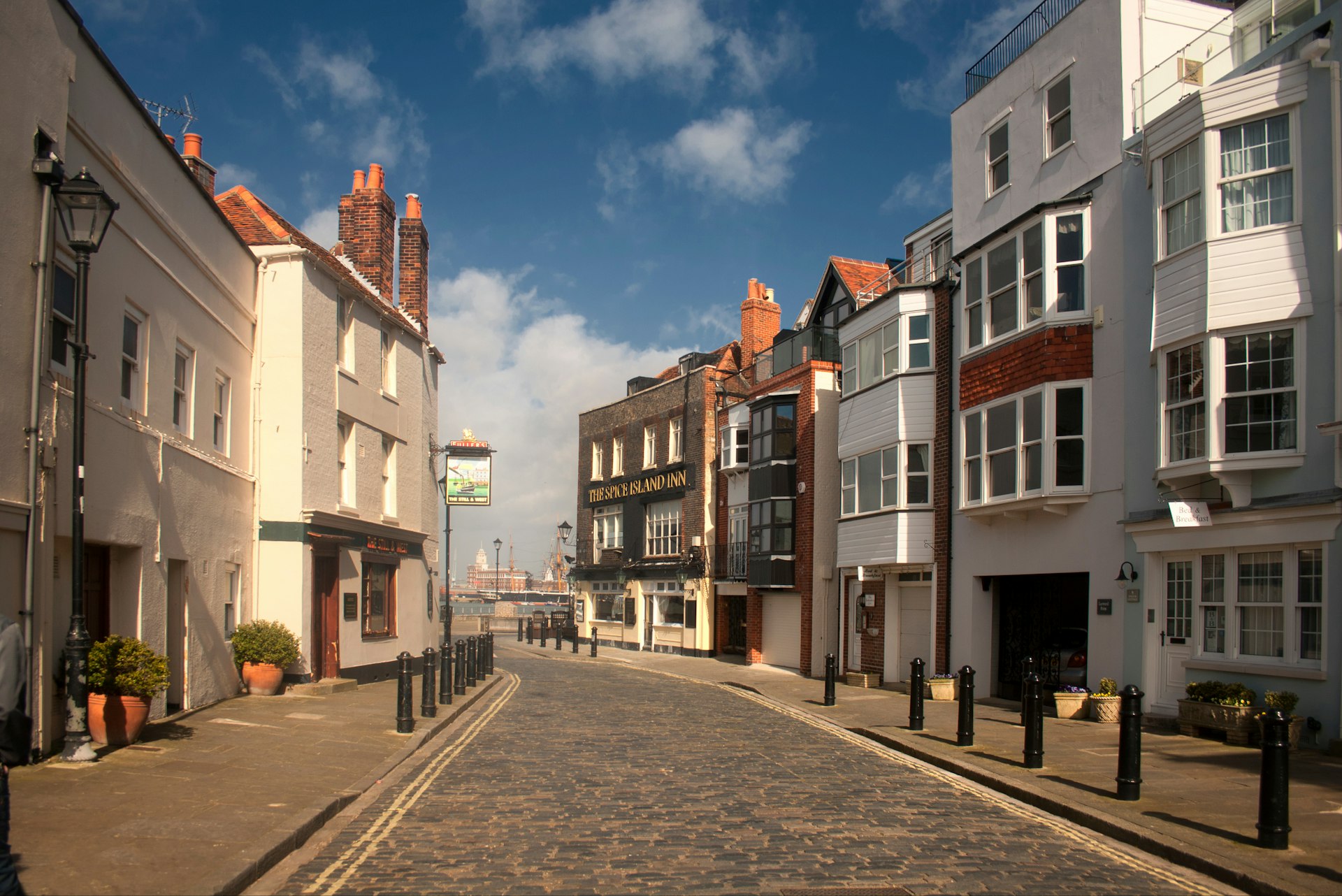 The cobbled streets of The Point are Portsmouth's most atmospheric neighbourhood © Eduardo Dobeson / EyeEm / Getty Images