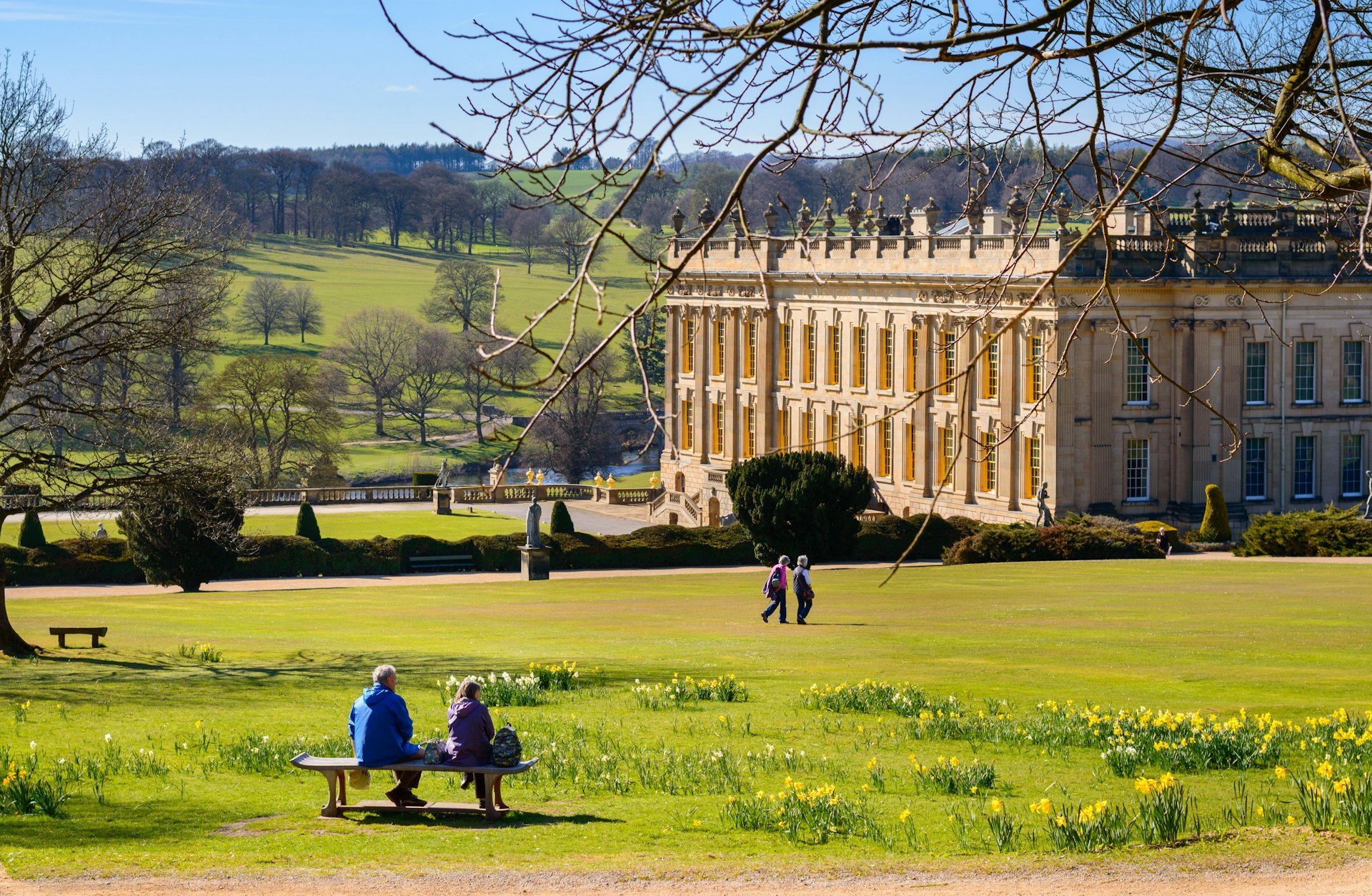 Stunning Chatsworth House is often thought of as an inspiration for Pride & Prejudice's Pemberley © Jason Batterham / Shutterstock