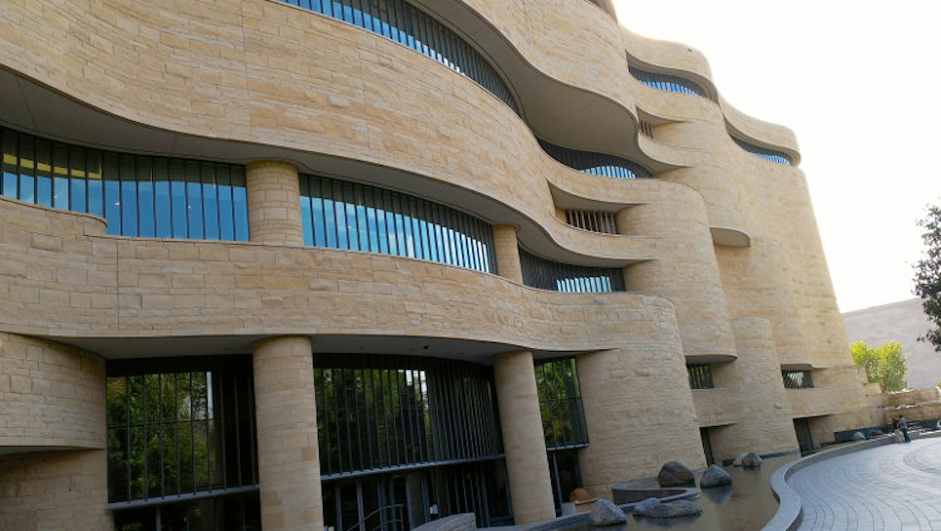 Exterior of the National Museum of the American Indian. Image by Kārlis Dambrāns / CC BY 2.0