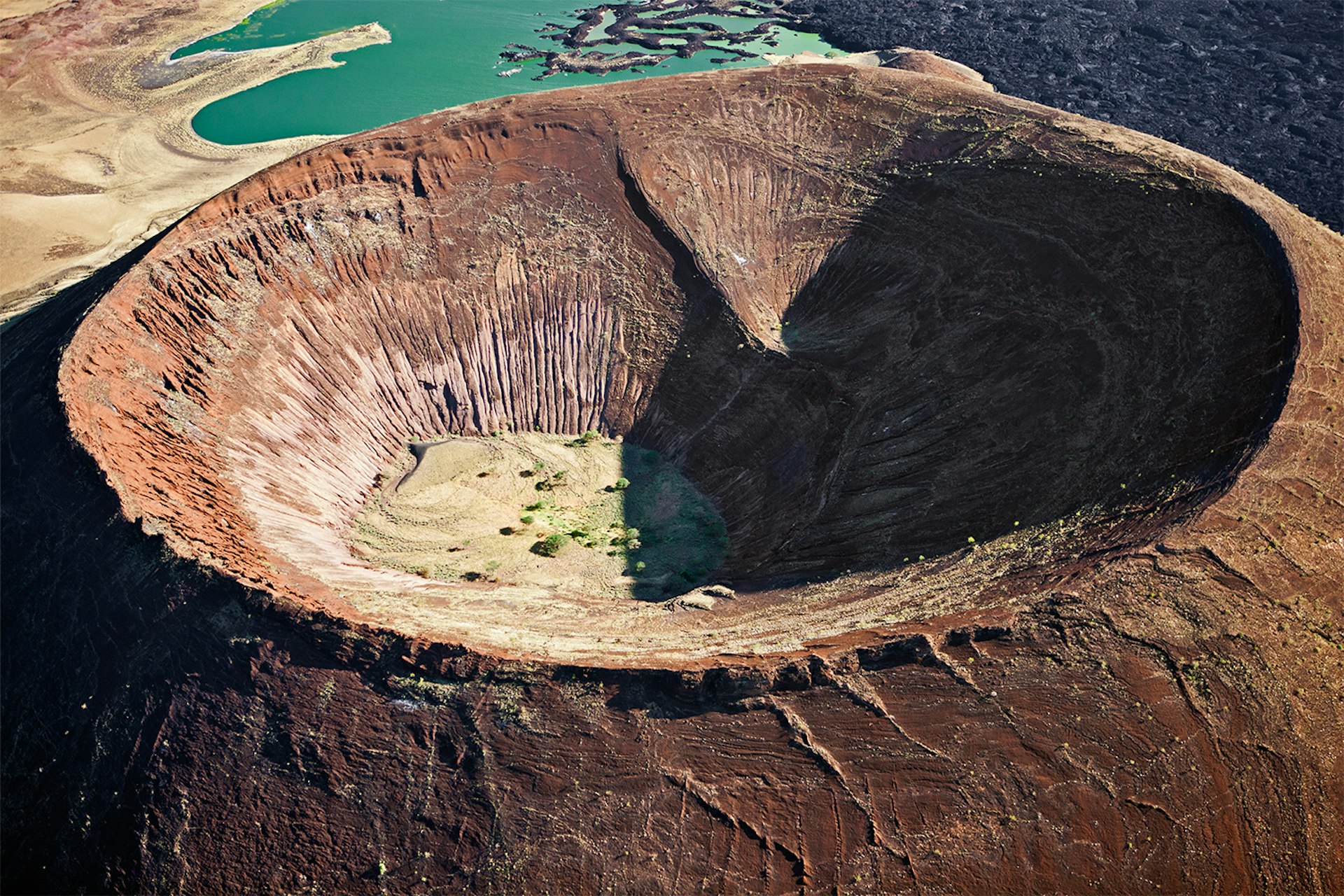 The perfectly shaped volcanic cone called Nabuyatom, Kenya © Nigel Pavitt / Getty Images
