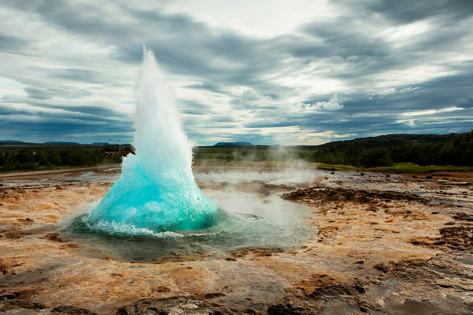Iceland's Strokkur geyser © Roc Canals Photography / Getty Images
