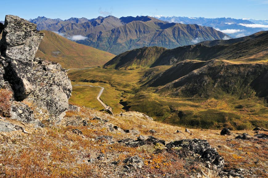 Rugged Alaska begs to be explored by road. Image by Cecil Sanders / CC BY 2.0