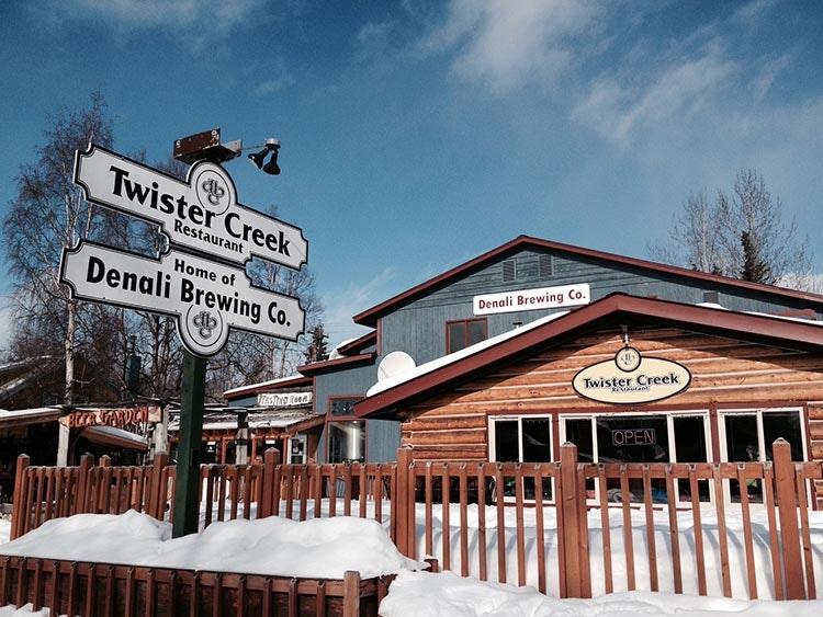Wide open skies and ample beers, all good reasons for a stop in Denali Brewing Company. Image courtesy of Shawn Stanley.