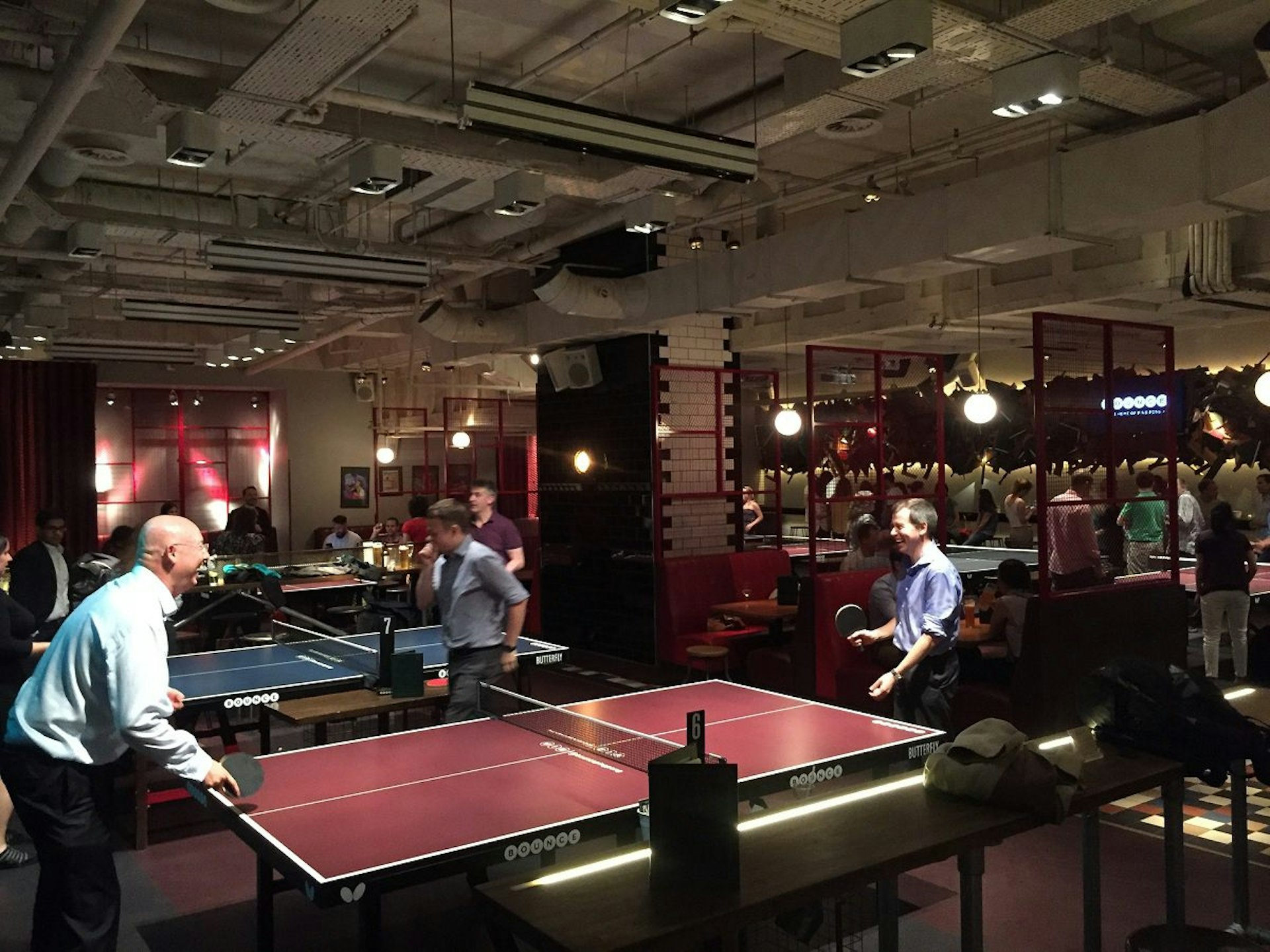Bounce describes itself as the home of ping pong © Will Jones / Lonely Planet 