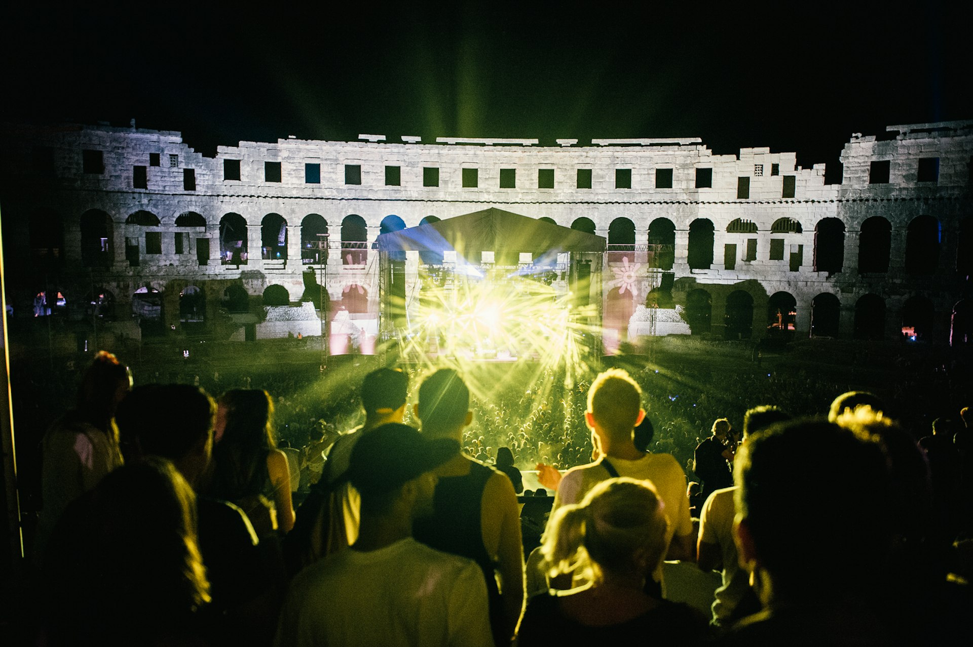 Outlook Festival's opening concert in the Pula Roman amphitheatre