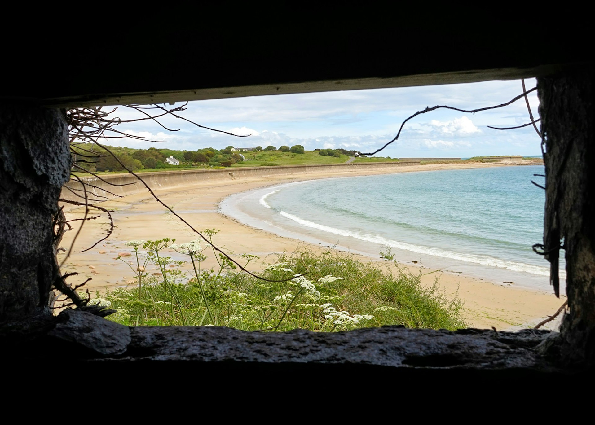 View from a WWII bunker, Alderney © James Kay / Lonely Planet