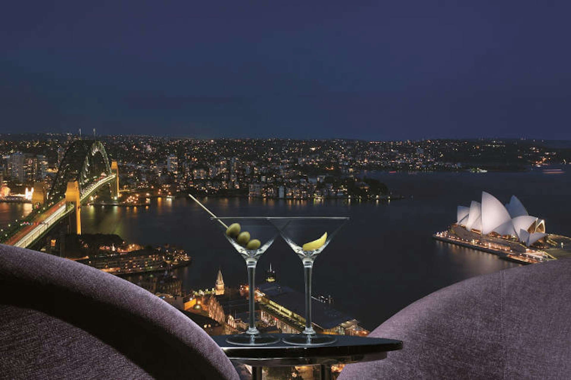 View of Sydney Harbour from Blu Bar 